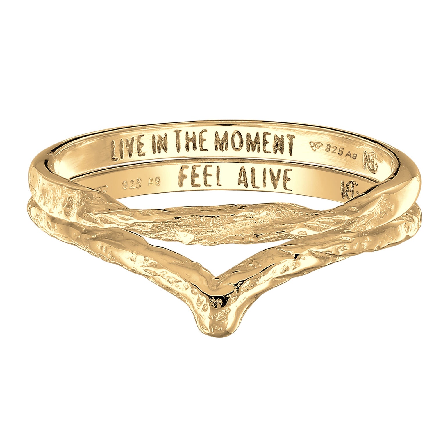 Gold - HAZE & GLORY | Moment - Feel Alive Ring Set