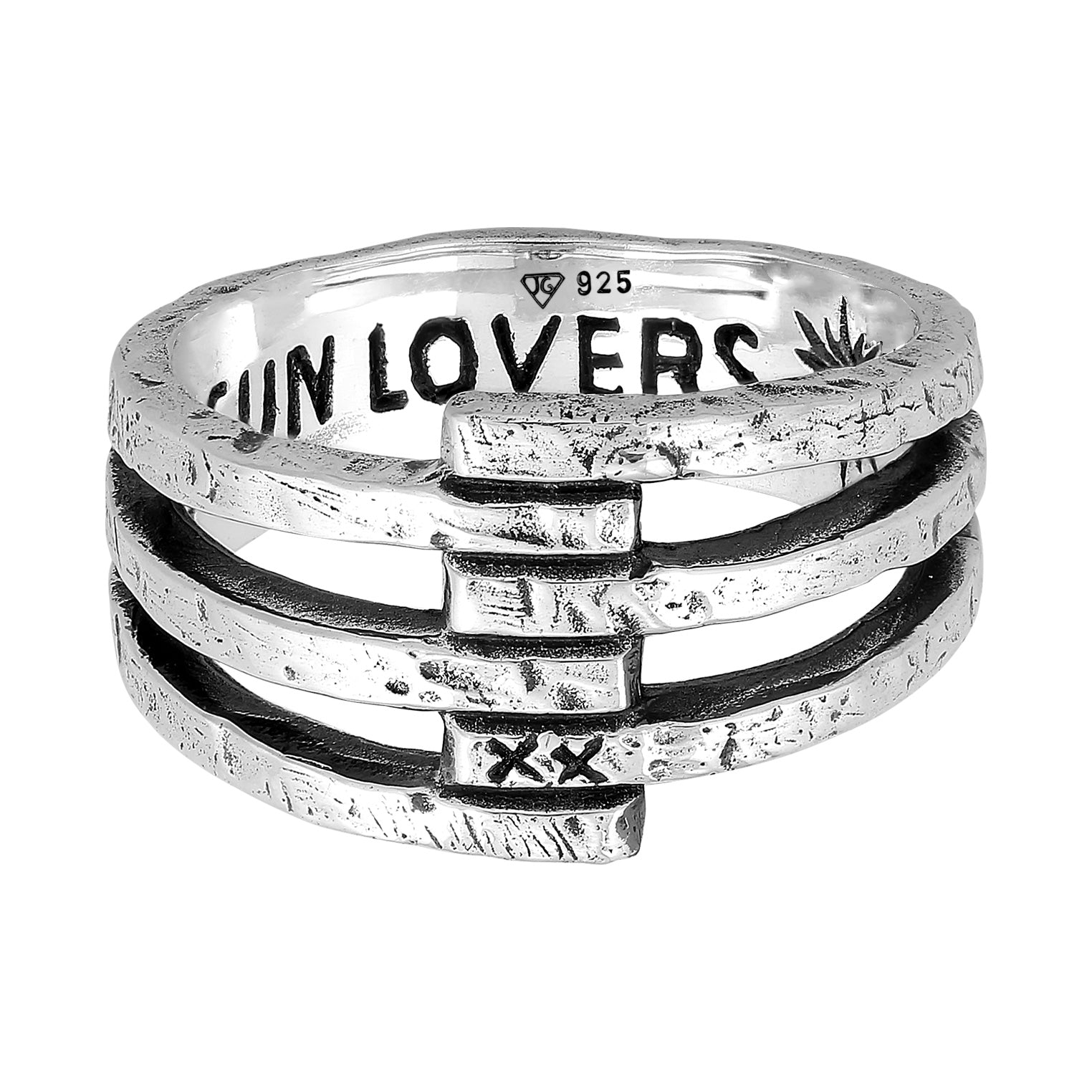 Silber - HAZE & GLORY | Twisted Sun Lover Ring