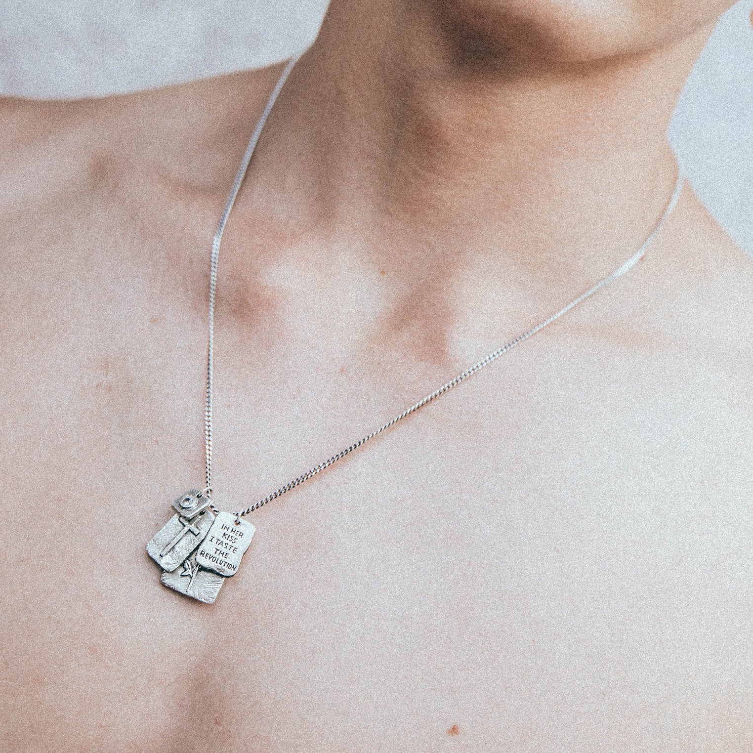 Silber - HAZE & GLORY | Kissed by a rose Halskette