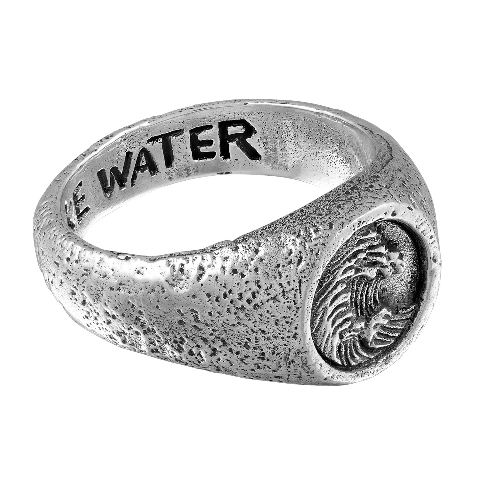 Silber - HAZE & GLORY | Be like Water Wellen Siegelring