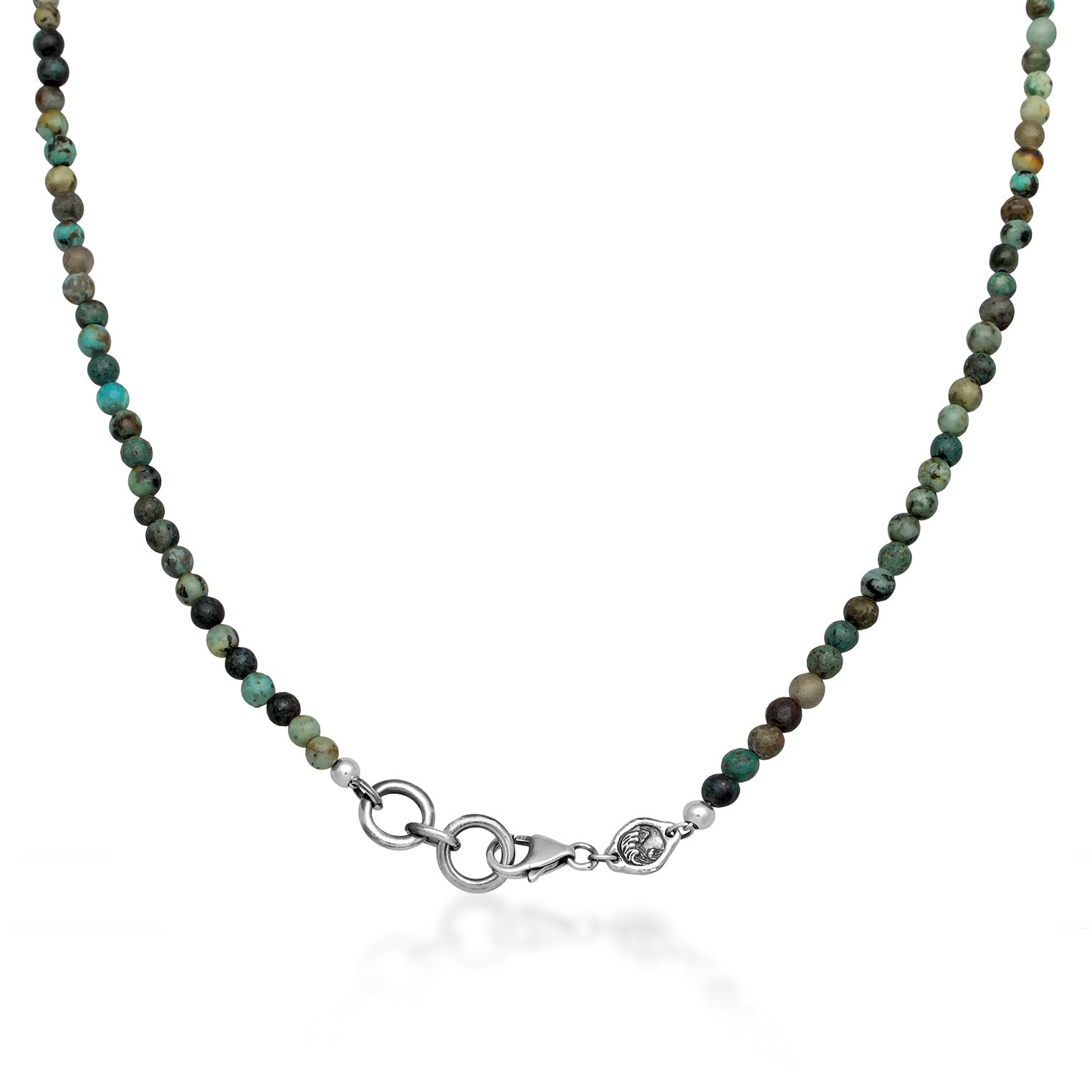 Grün - HAZE & GLORY | Afrikanische Türkis Perlen Halskette mit Welle