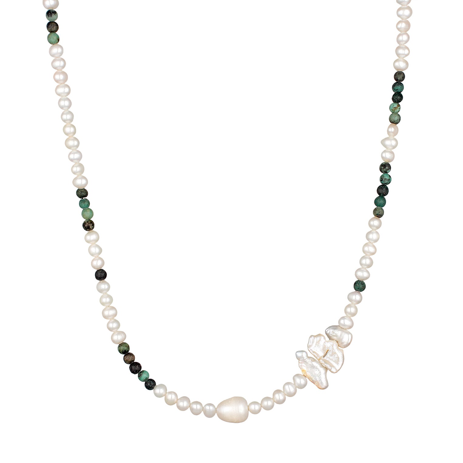 Crazy pearl necklace
