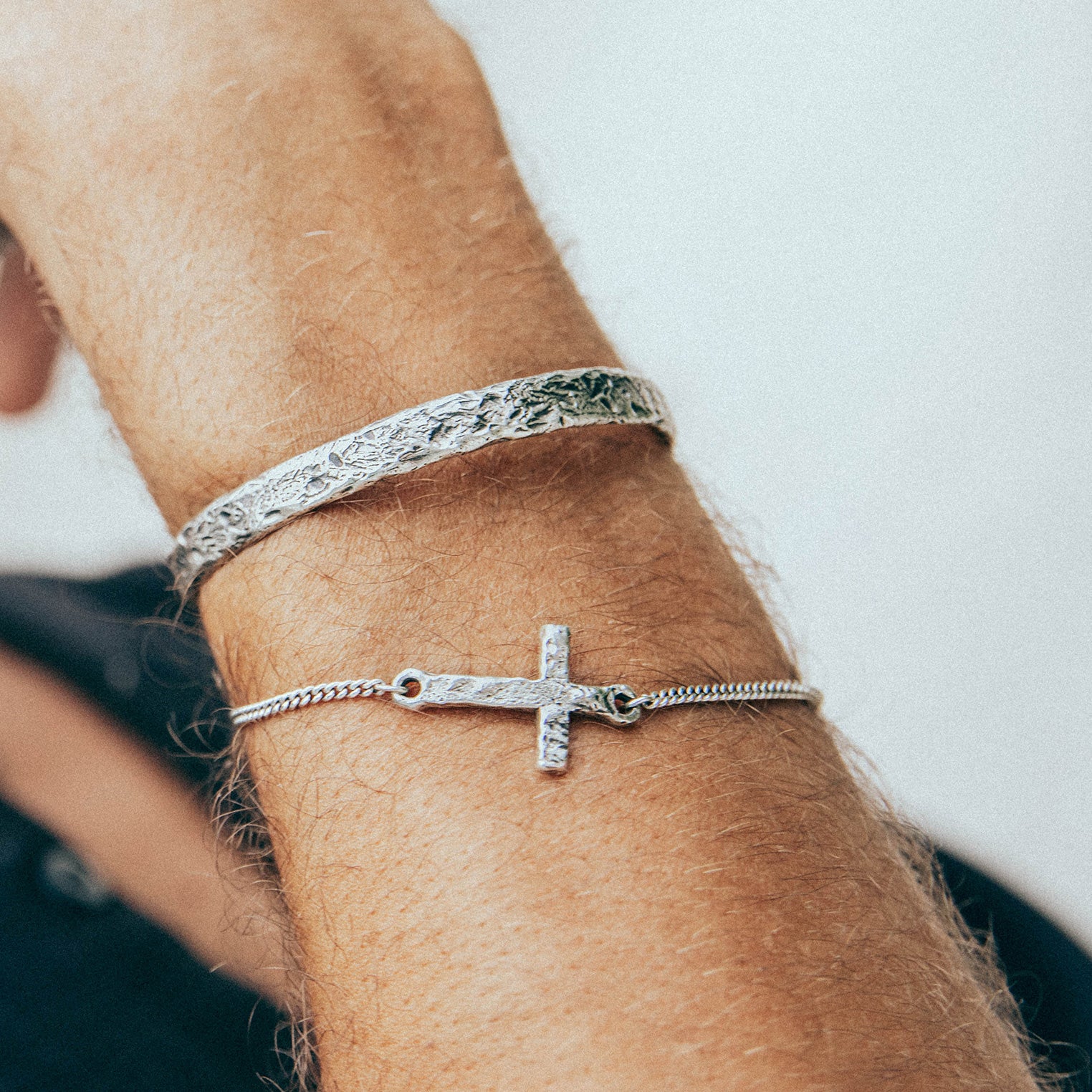 Silber - HAZE & GLORY | Kreuz Armband