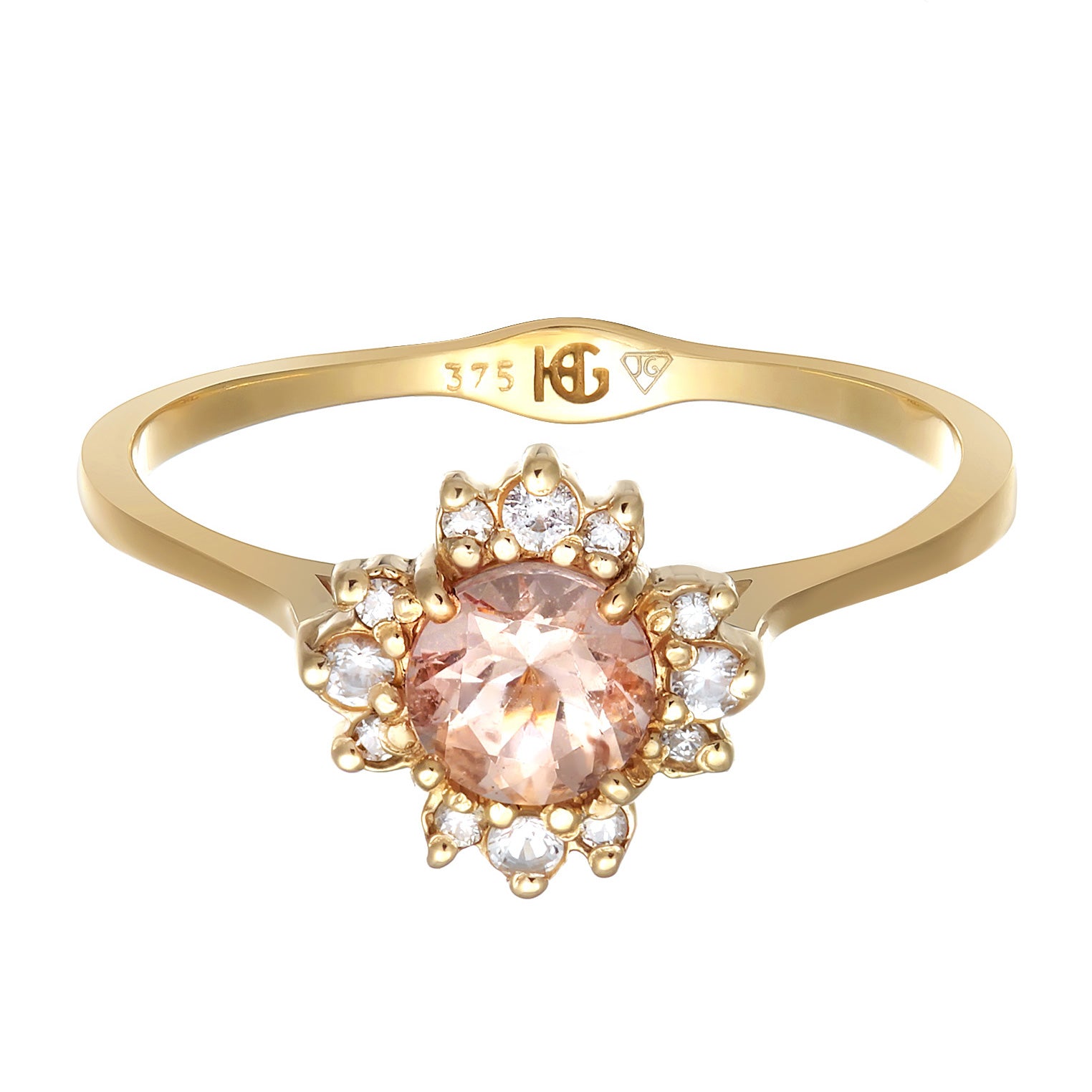 Gold - HAZE & GLORY | Peachy Diamant Verlobungsring