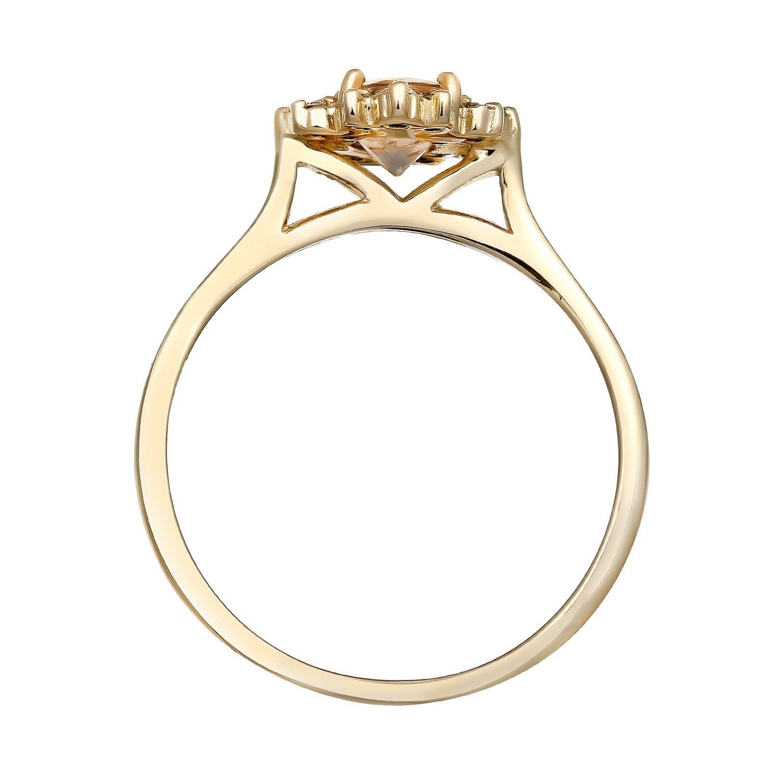 Gold - HAZE & GLORY | Peachy Diamant Verlobungsring