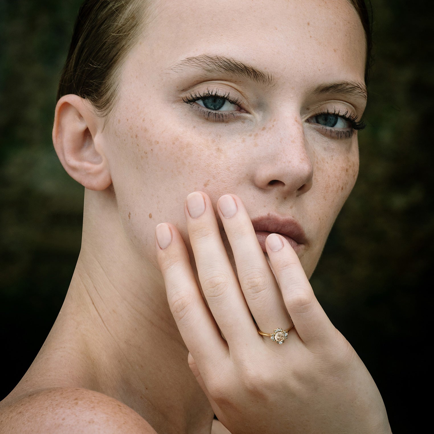Gold - HAZE & GLORY | Peachy Diamant Verlobungsring