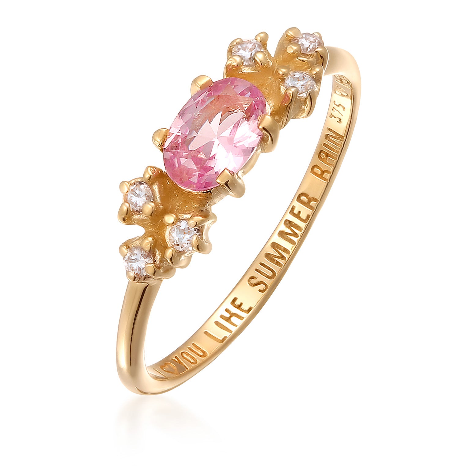 Gold - HAZE & GLORY | Saphir Diamant Love Ring