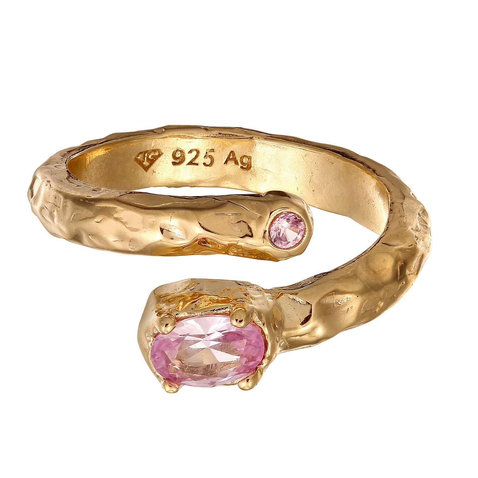 Gold - HAZE & GLORY | Saphir Hommage Wrap Ring