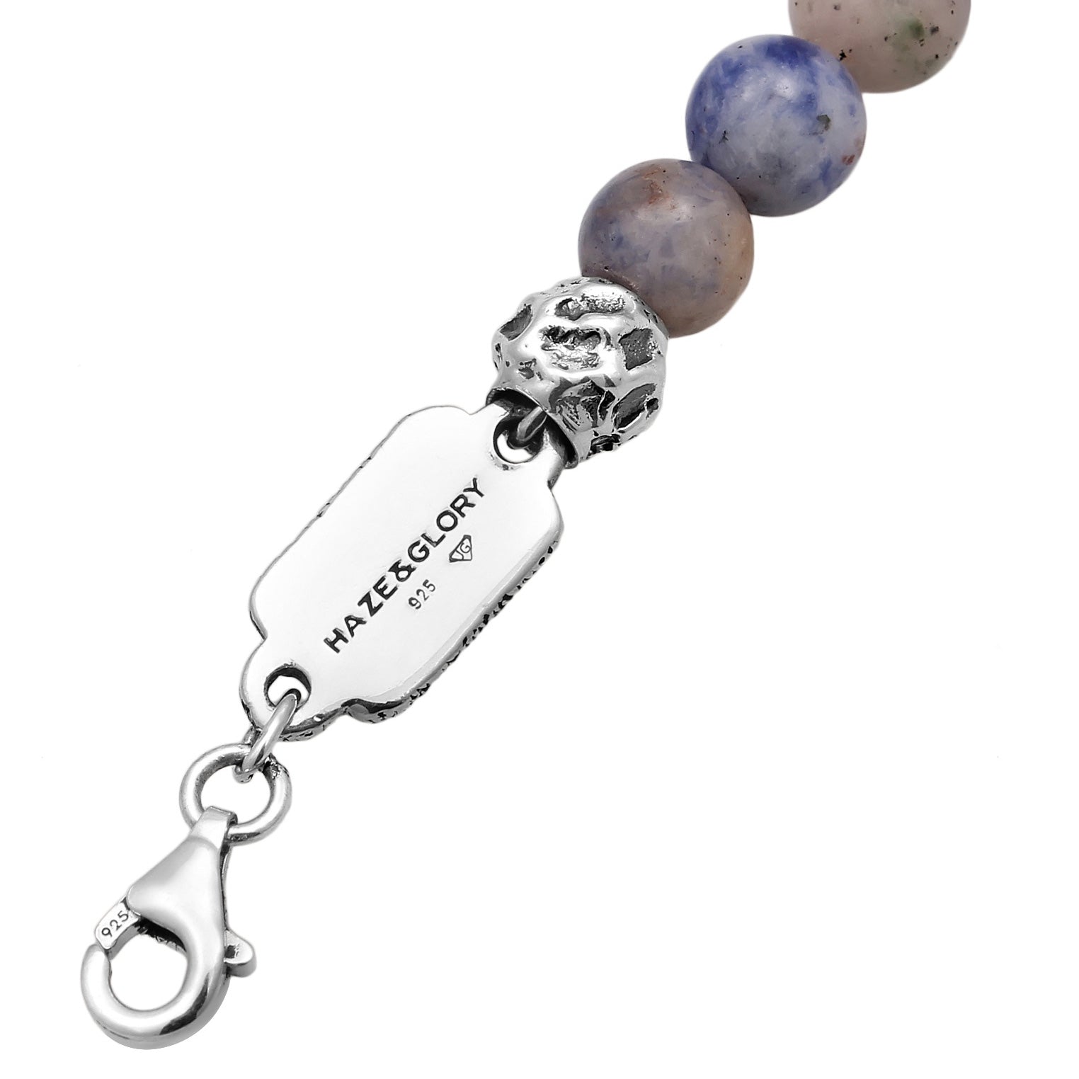 Blau - HAZE & GLORY | Blue Atlantic Edelstein Perlenarmband