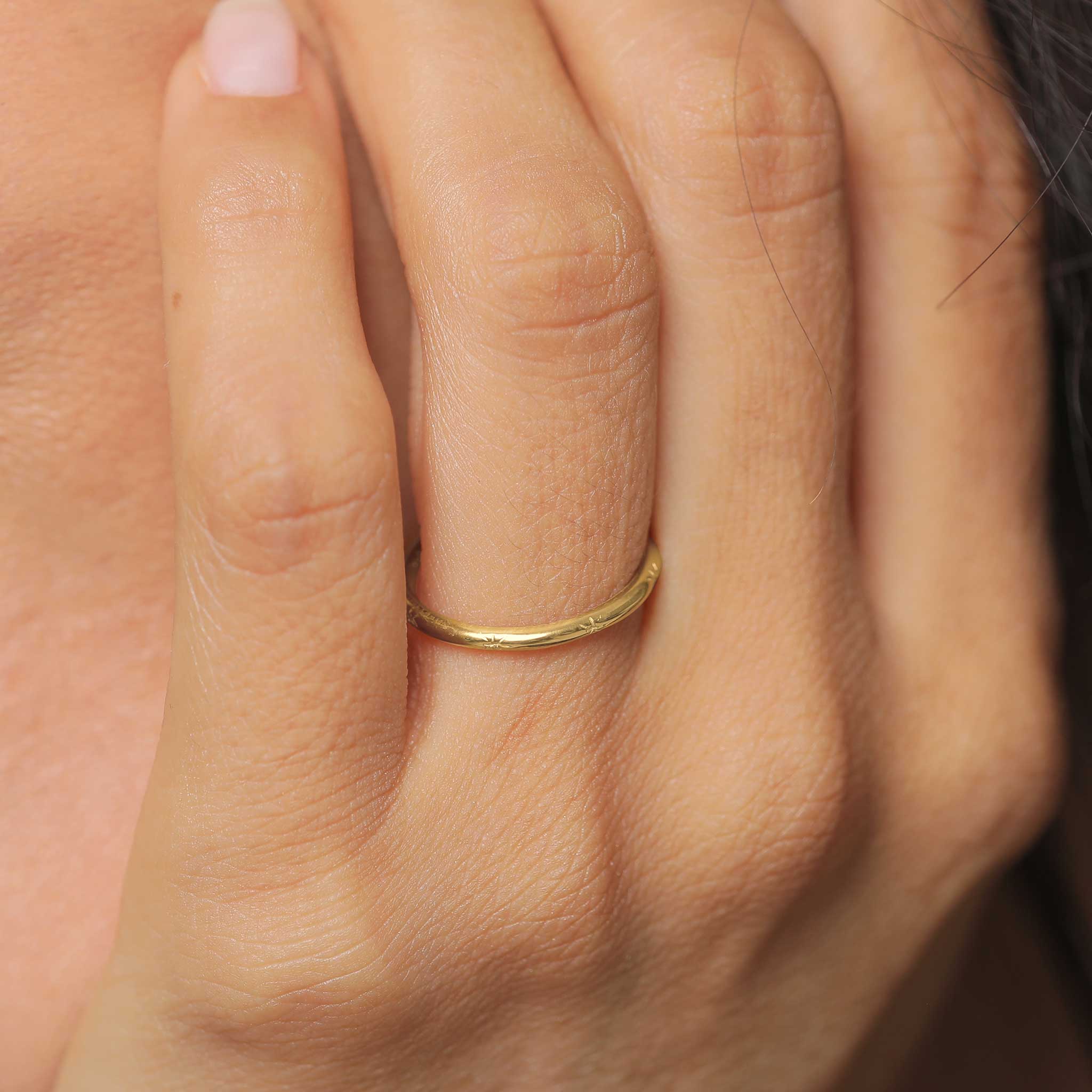 Gold - HAZE & GLORY | My dainty Star Echtgold Ring