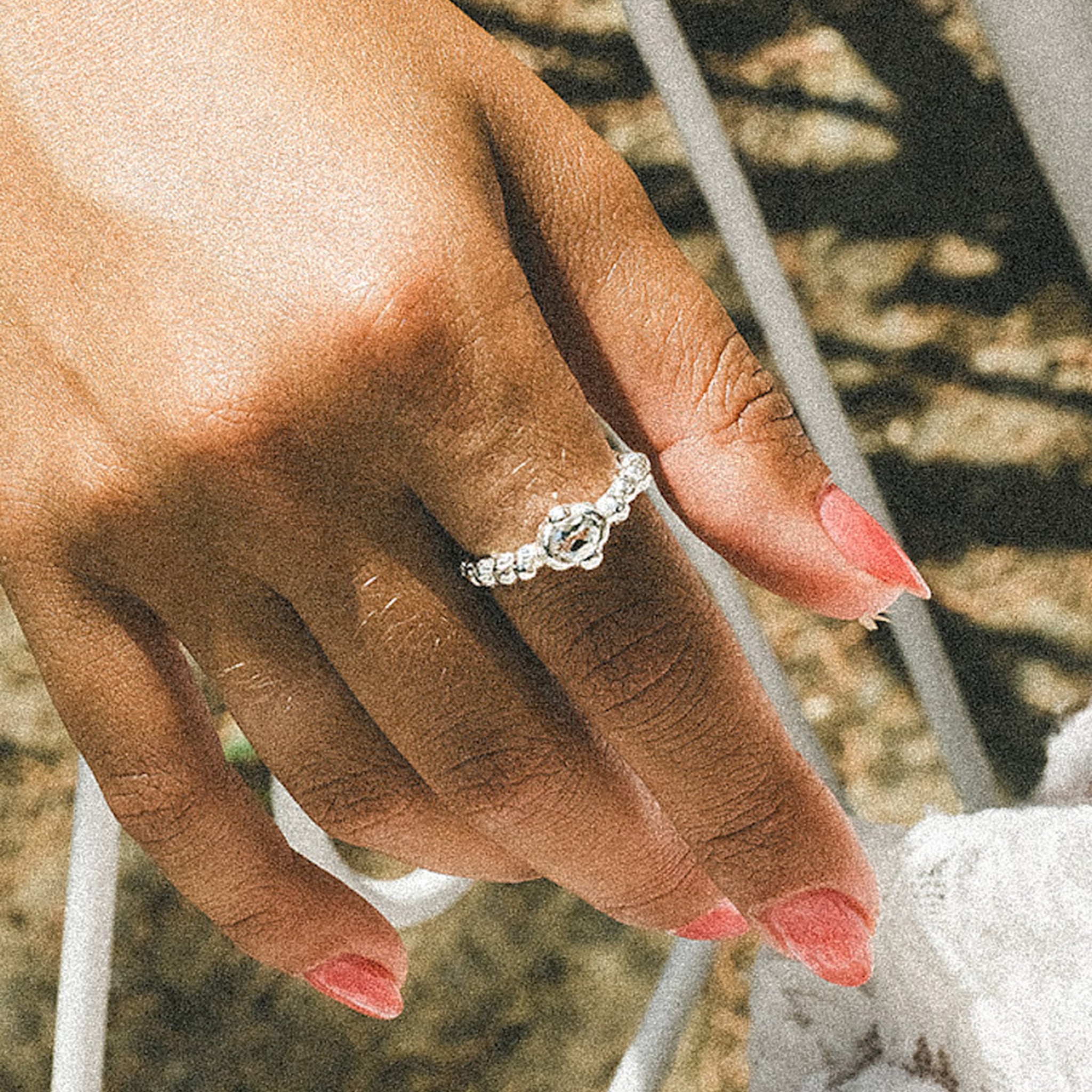Topaz Swirly Ring