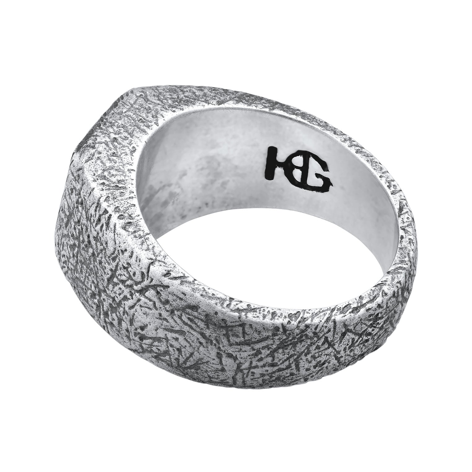 Silber - HAZE & GLORY | Black Palm Onyx Siegelring