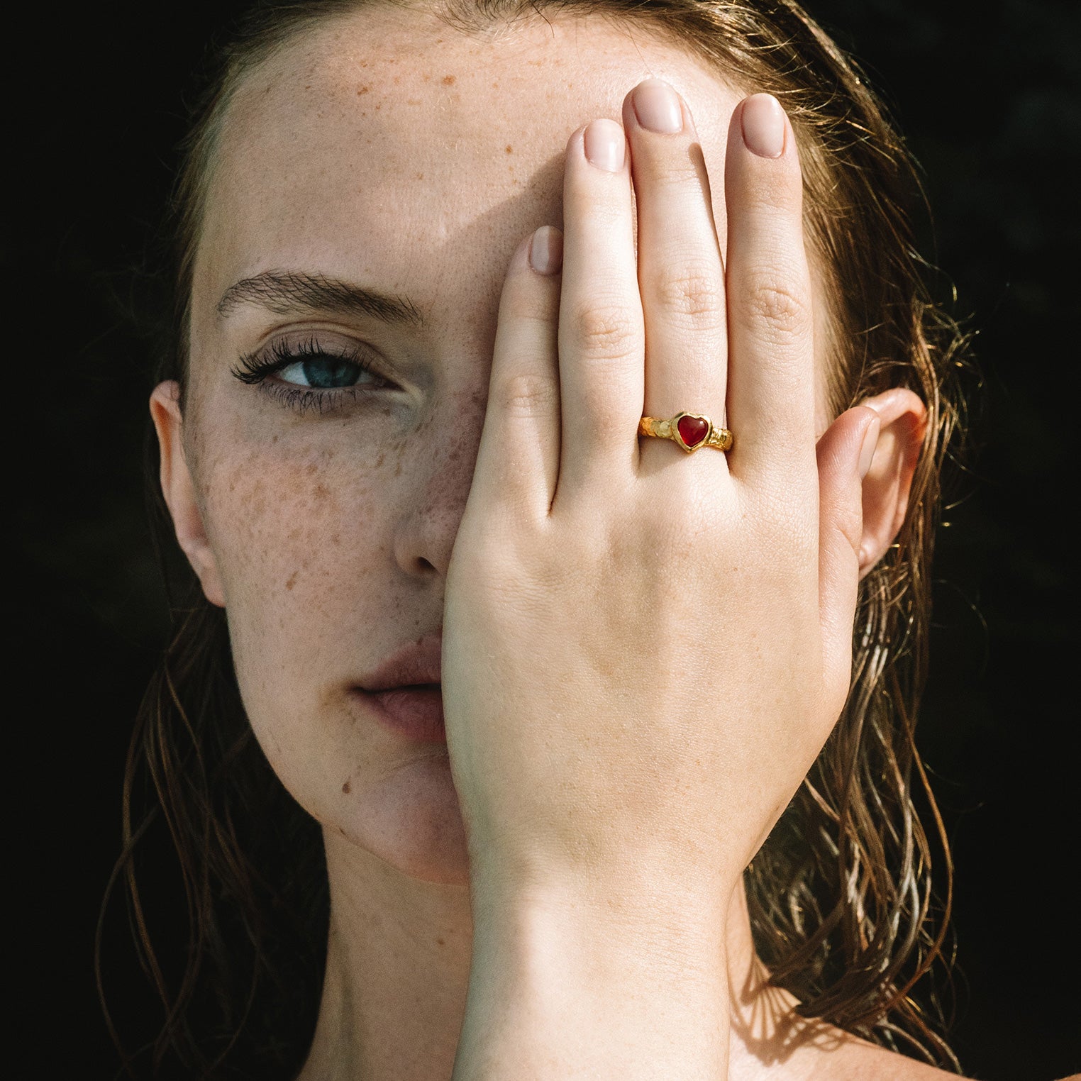 Gold - HAZE & GLORY | Heart Over Heels Ring