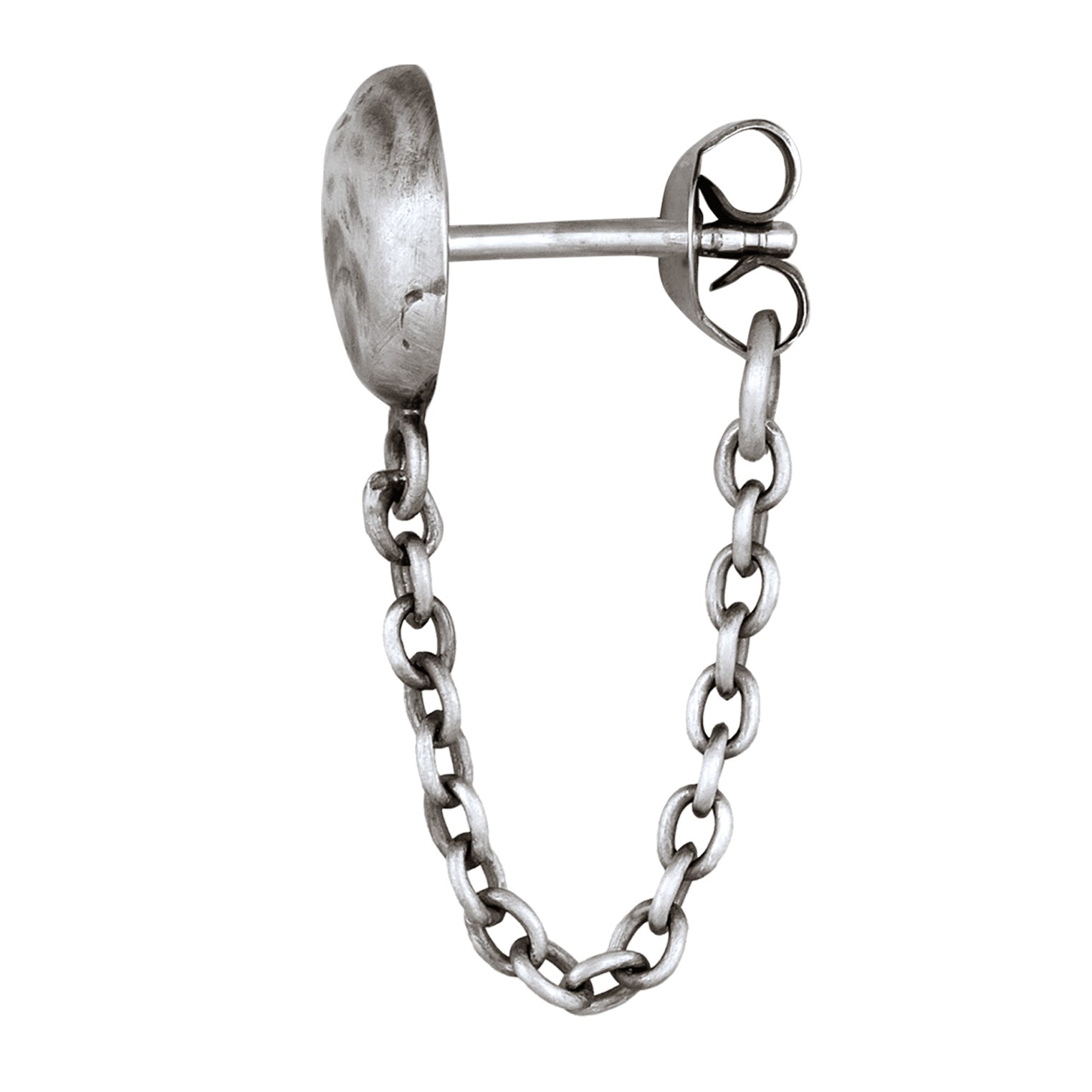 Silber - HAZE & GLORY | Circle Chainy Stecker Ohrring