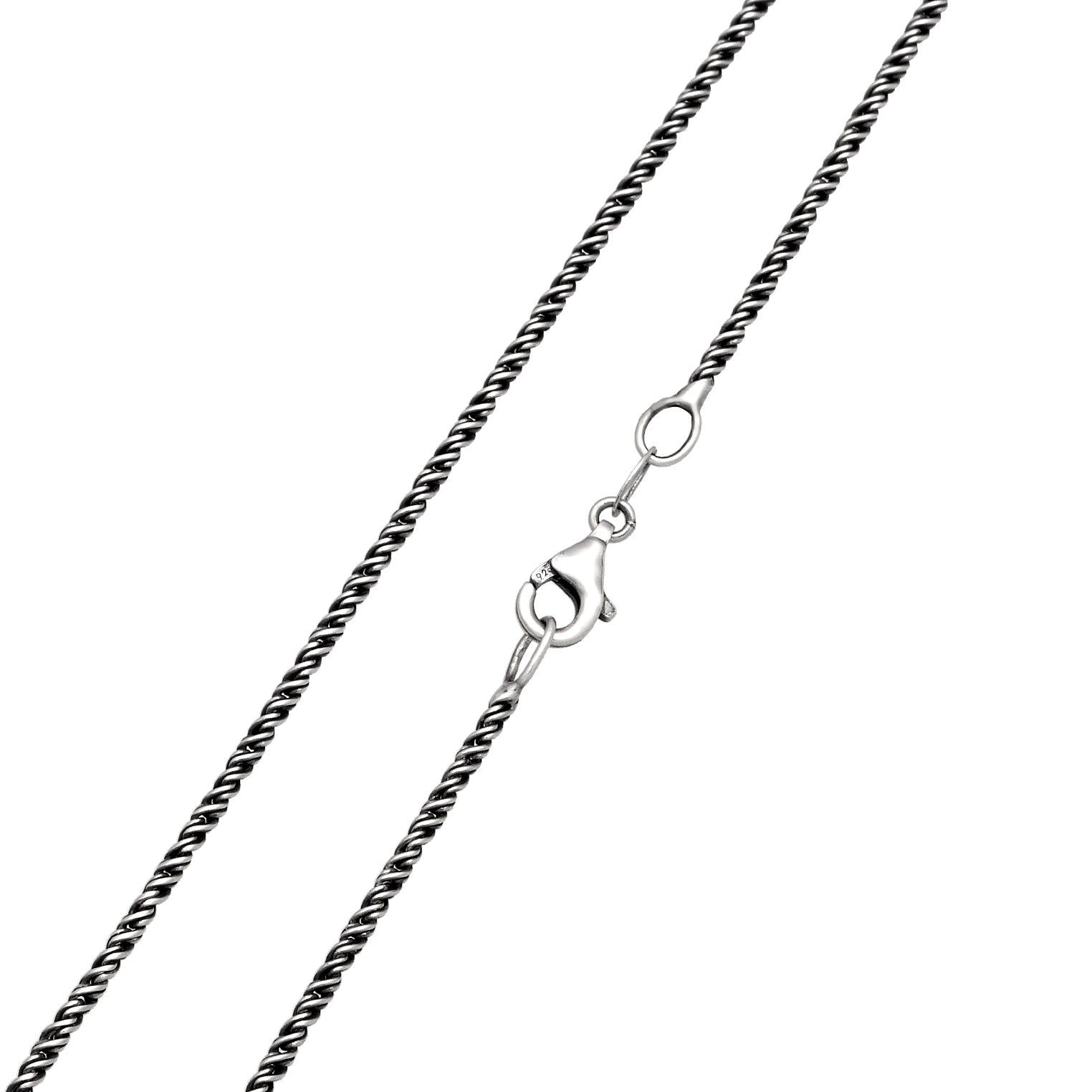 Silber - HAZE & GLORY | Kordelkette Vintage Black