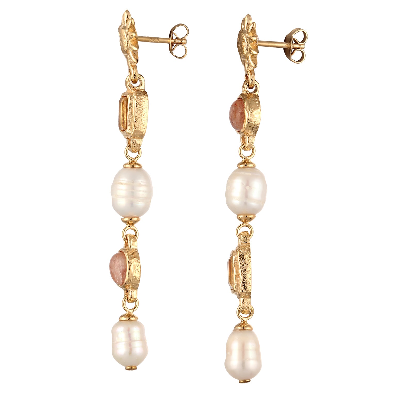 Gold - HAZE & GLORY | Golden Sun Earrings