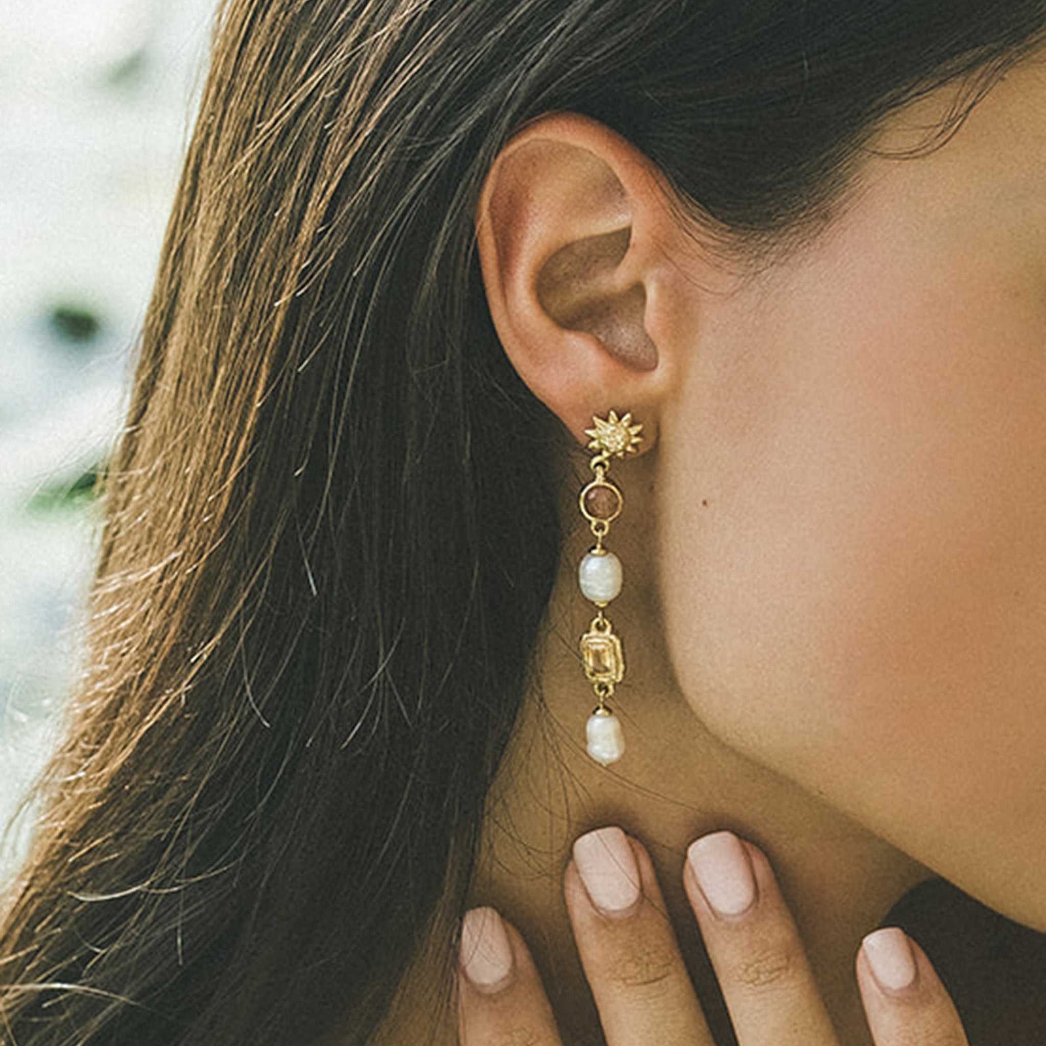 Gold - HAZE & GLORY | Golden Sun Earrings
