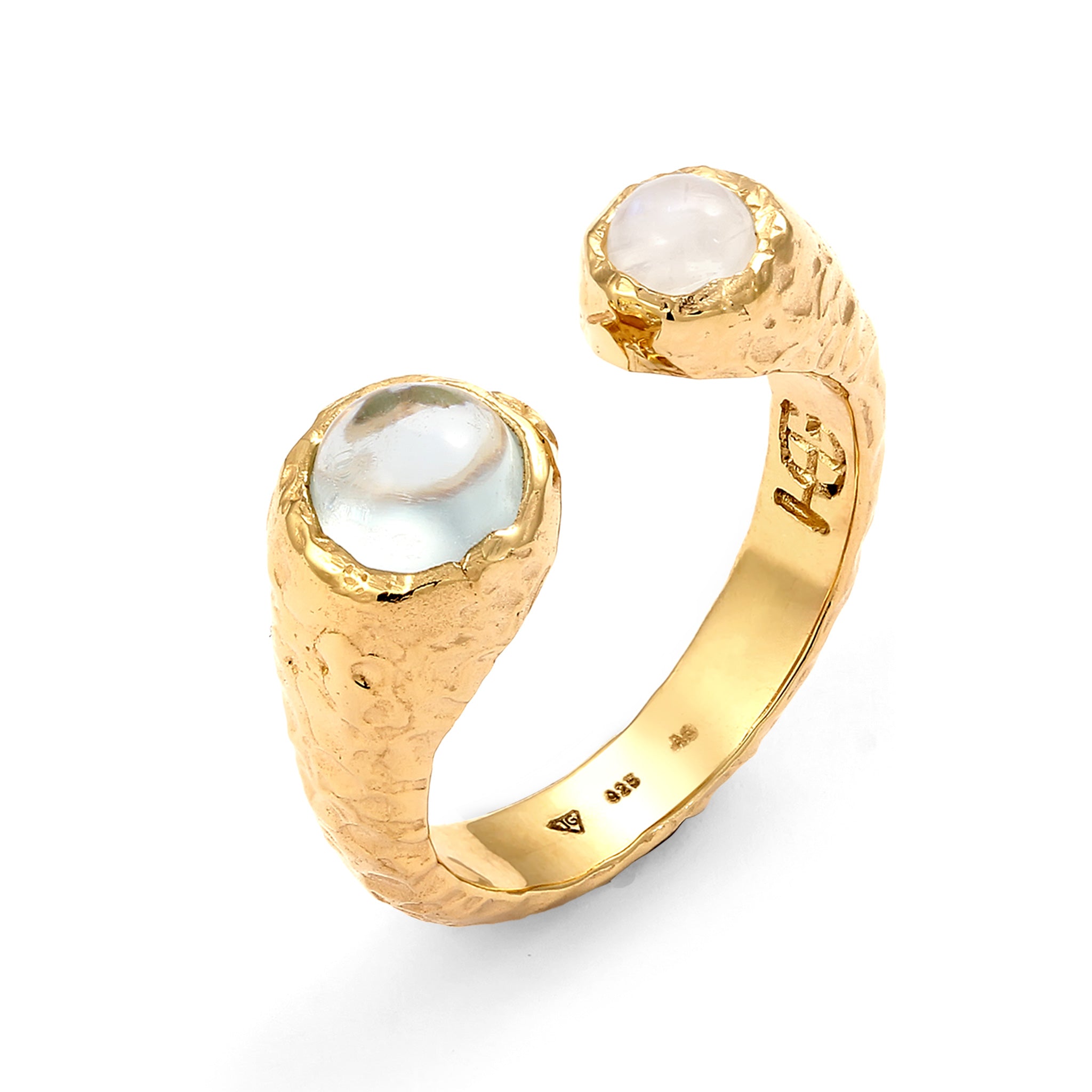 Gold - HAZE & GLORY | Aqua Moon Ring