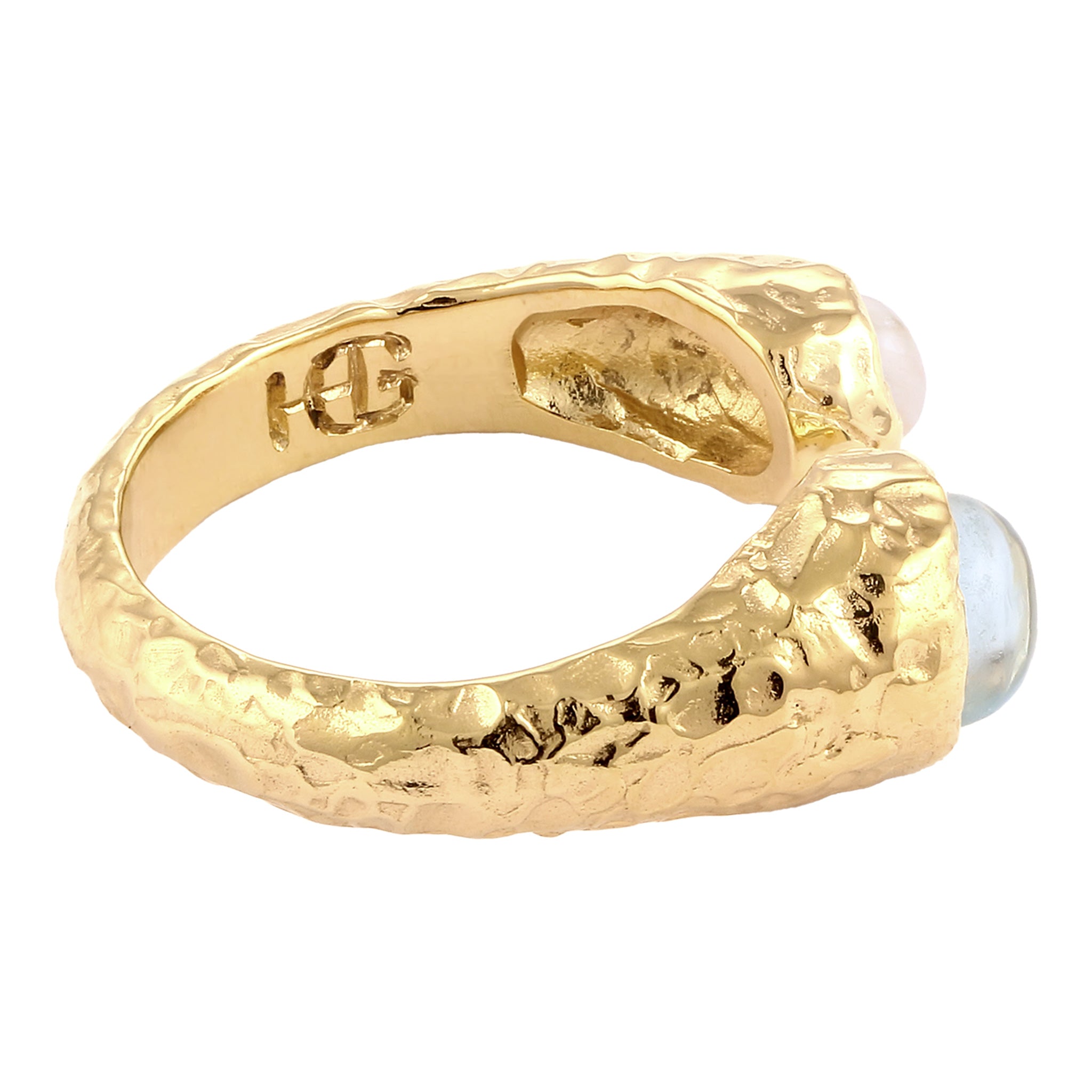 Gold - HAZE & GLORY | Aqua Moon Ring
