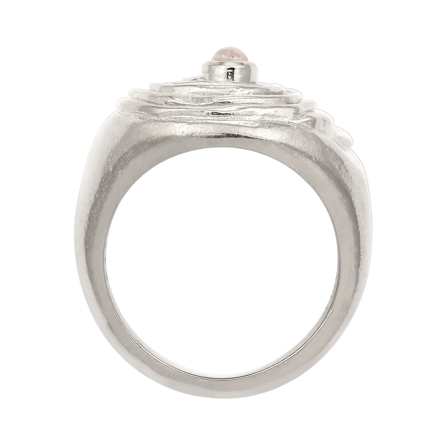 Silber - HAZE & GLORY | Swirly Dome Ring