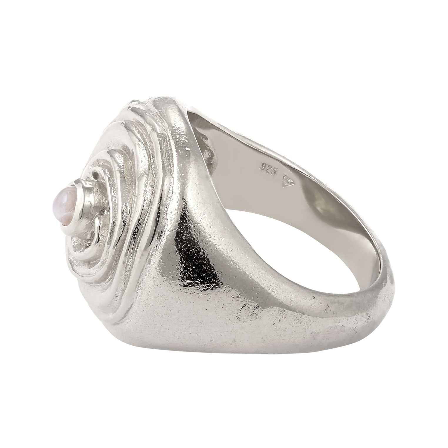 Silber - HAZE & GLORY | Swirly Dome Ring