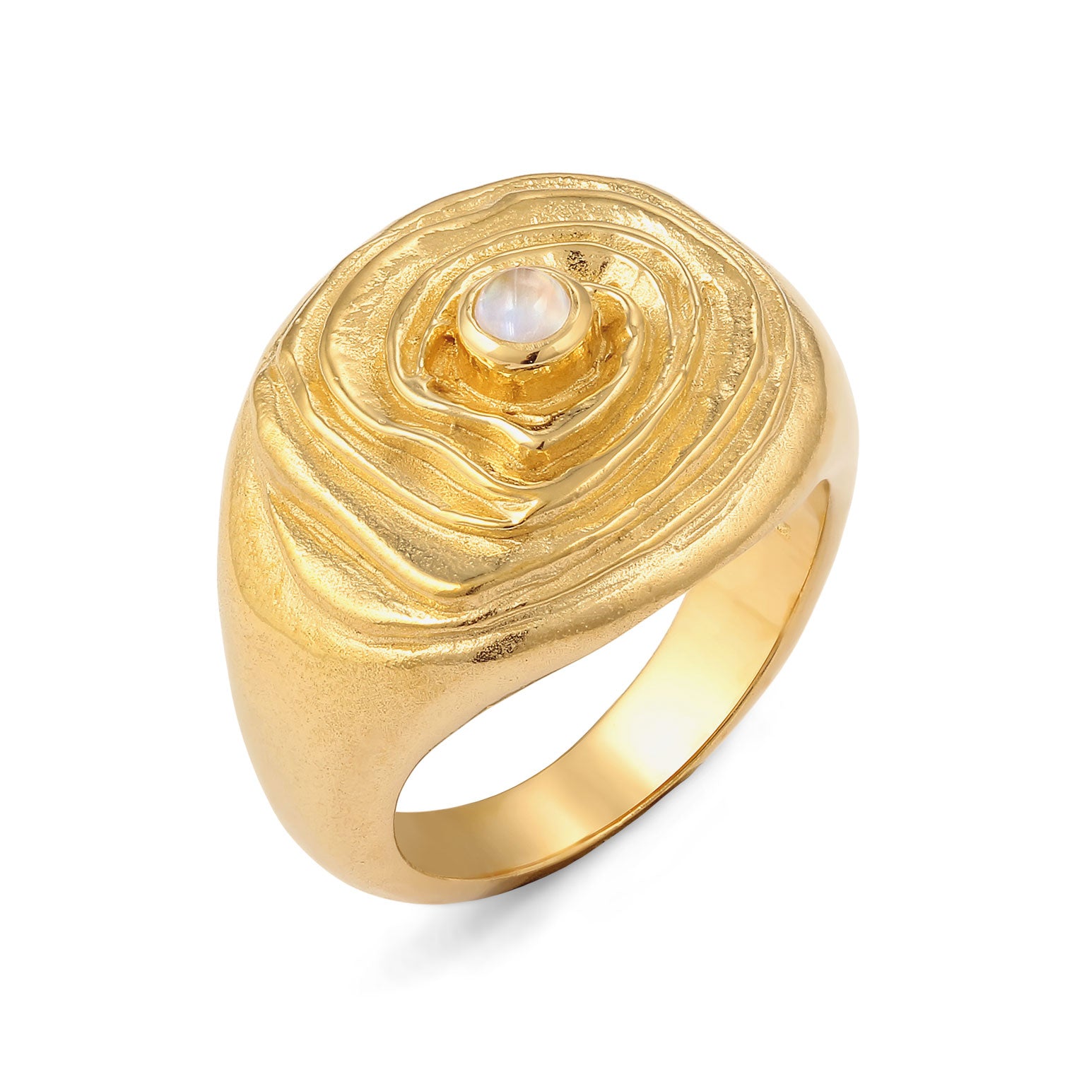 Gold - HAZE & GLORY | Swirly Dome Ring
