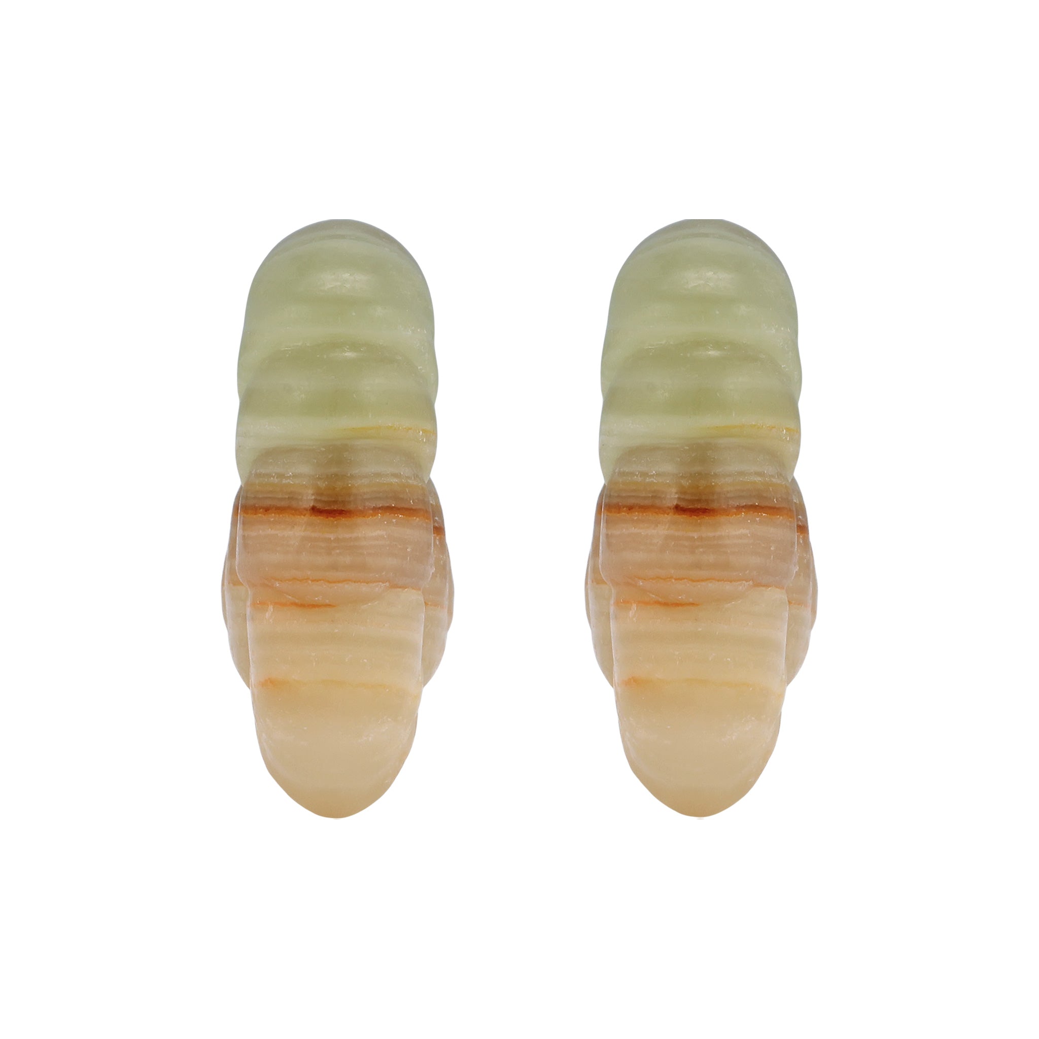 Gold - HAZE & GLORY | Pelagio Muschel Jade Ohrstecker