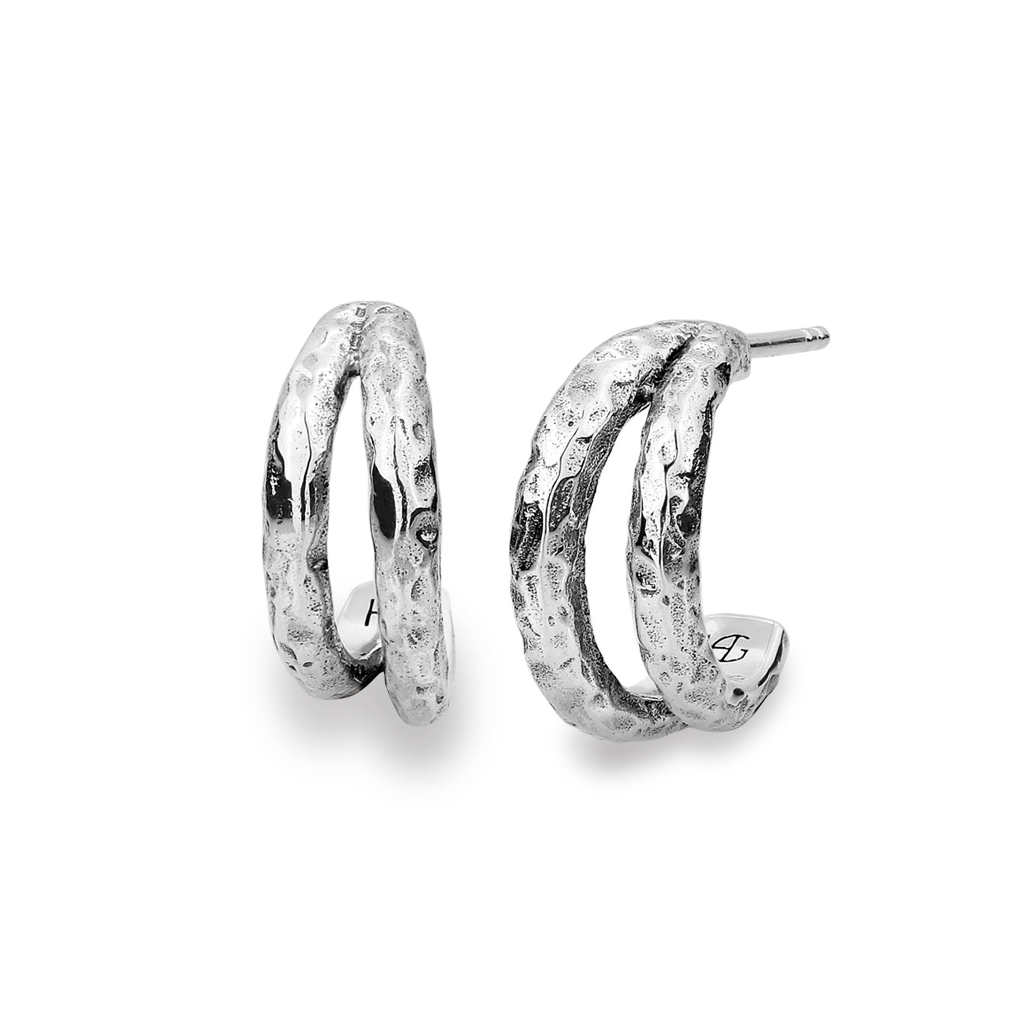 Silber - HAZE & GLORY | Be Paired Creolen Stecker