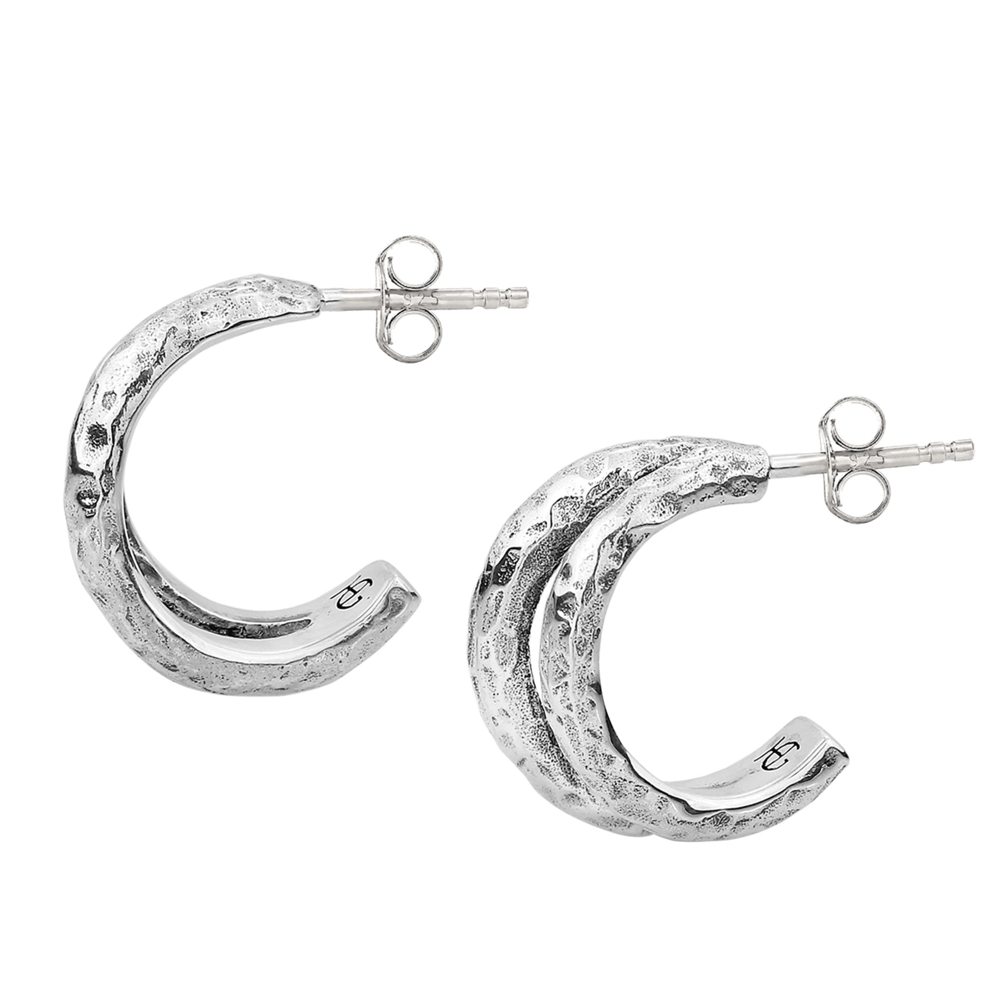 Silber - HAZE & GLORY | Be Paired Creolen Stecker