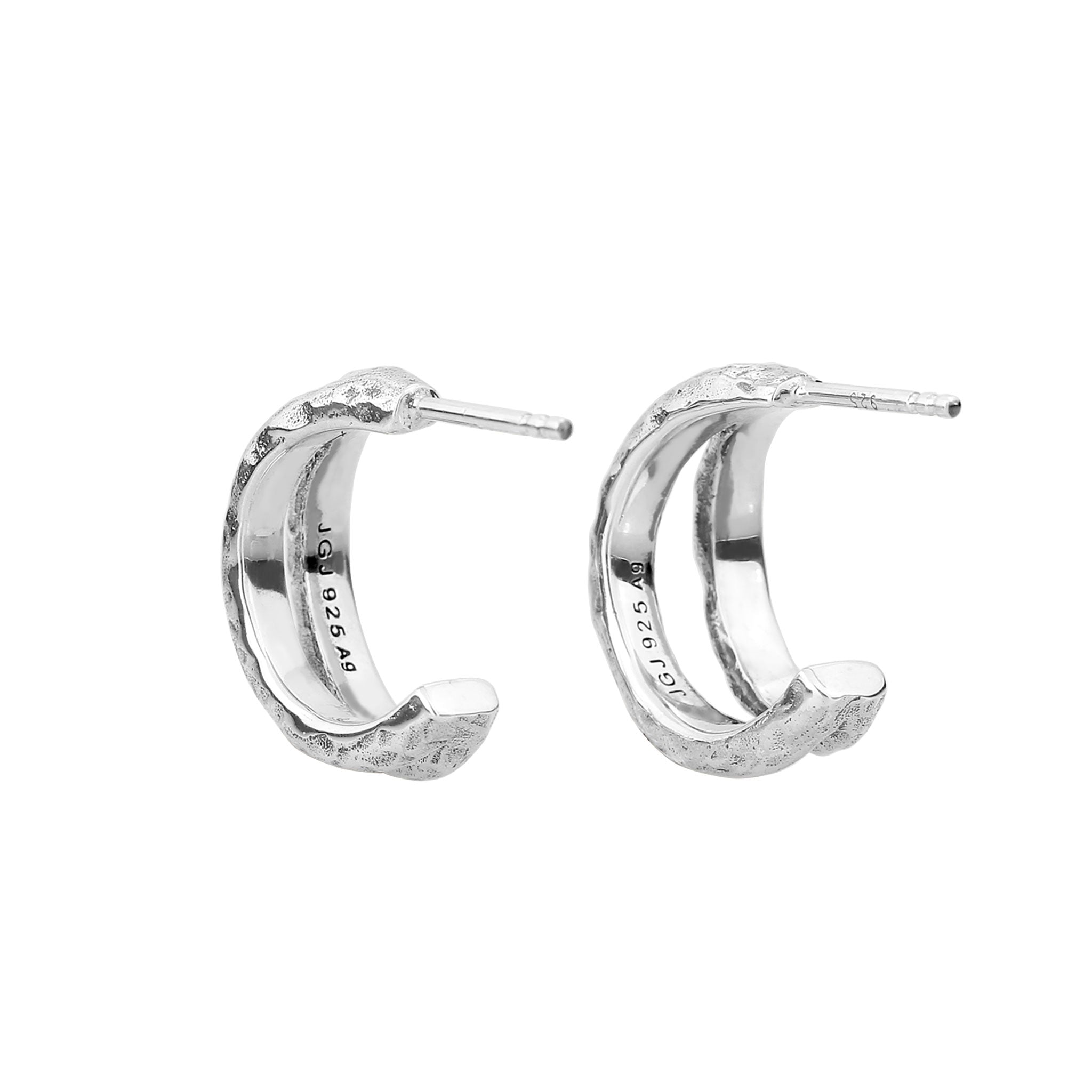 Silber - HAZE & GLORY | Be Paired Creolen Stecker