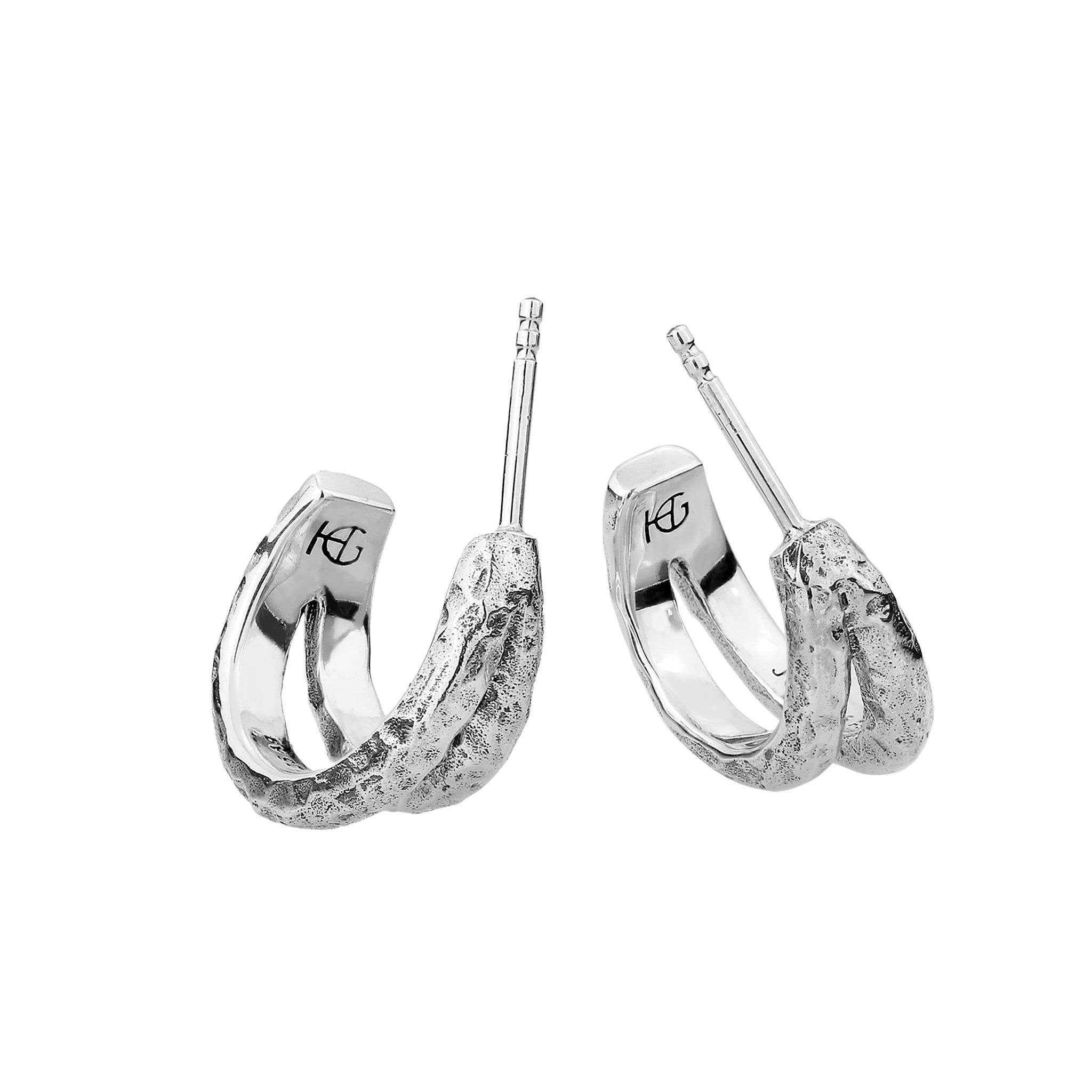 Silber - HAZE & GLORY | Be Paired Creolen Stecker