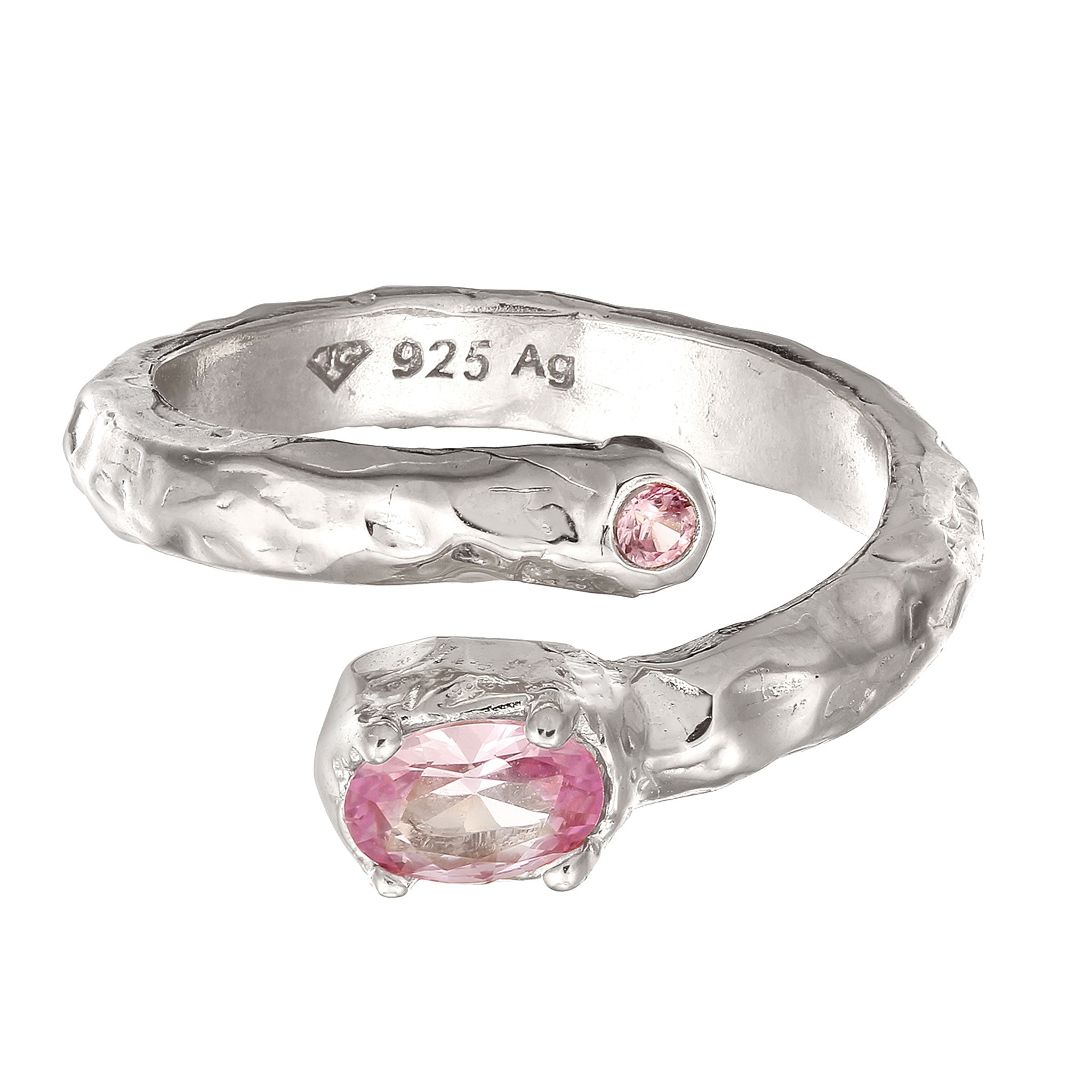 Silber - HAZE & GLORY | Saphir Hommage Wrap Ring