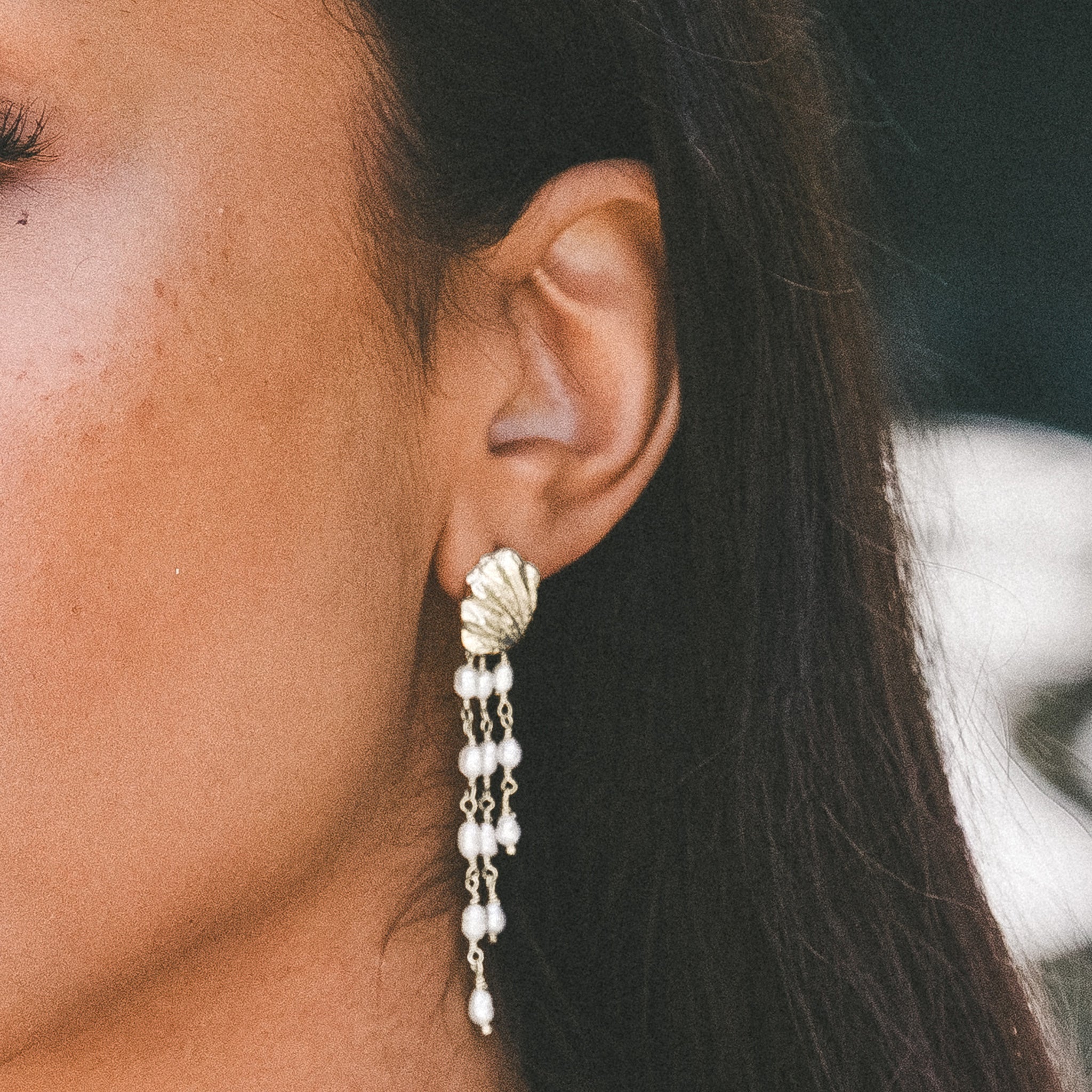 Silber - HAZE & GLORY | Serene Muschel Ohrringe