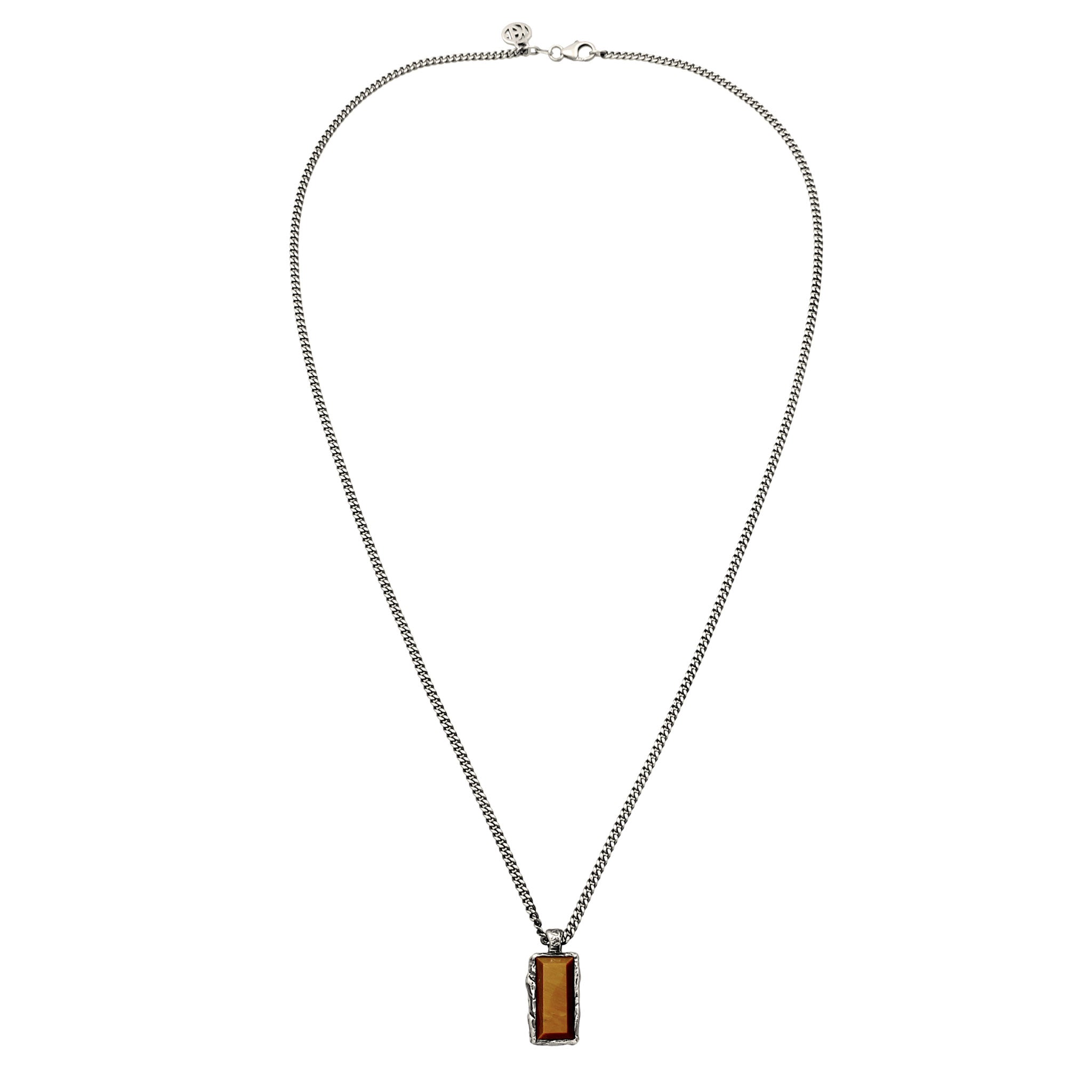 Silber - HAZE & GLORY | Bold Bar Tigerauge Halskette