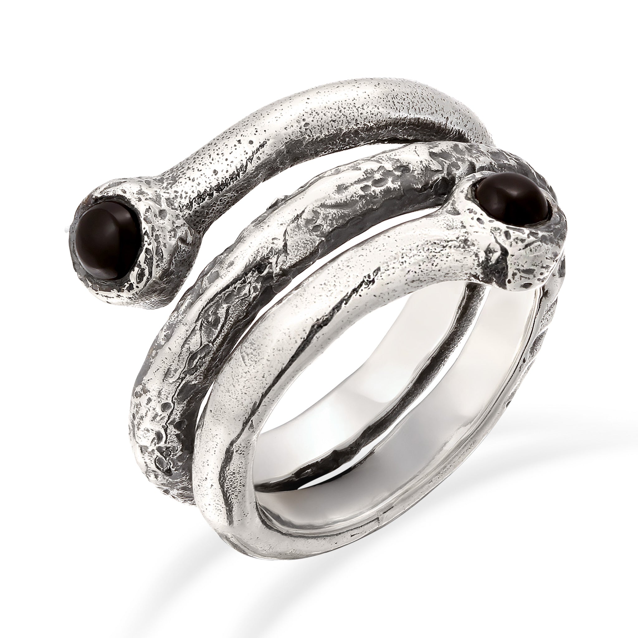 Silber - HAZE & GLORY | Twine Onyx Ring