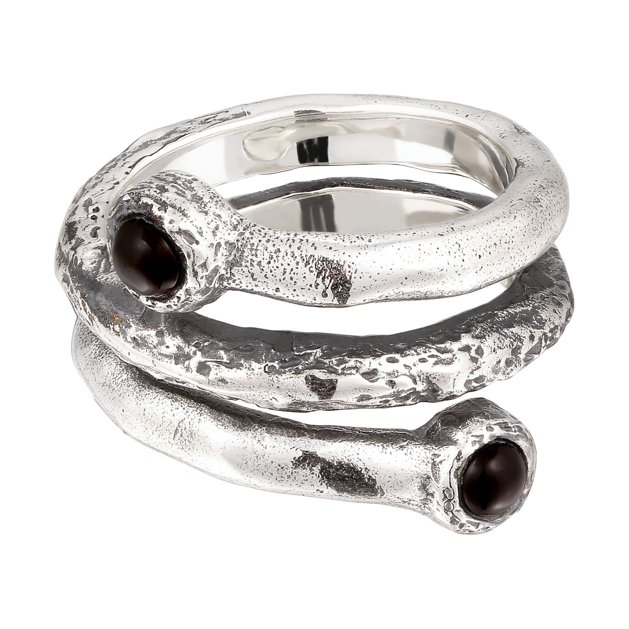 Silber - HAZE & GLORY | Twine Onyx Ring