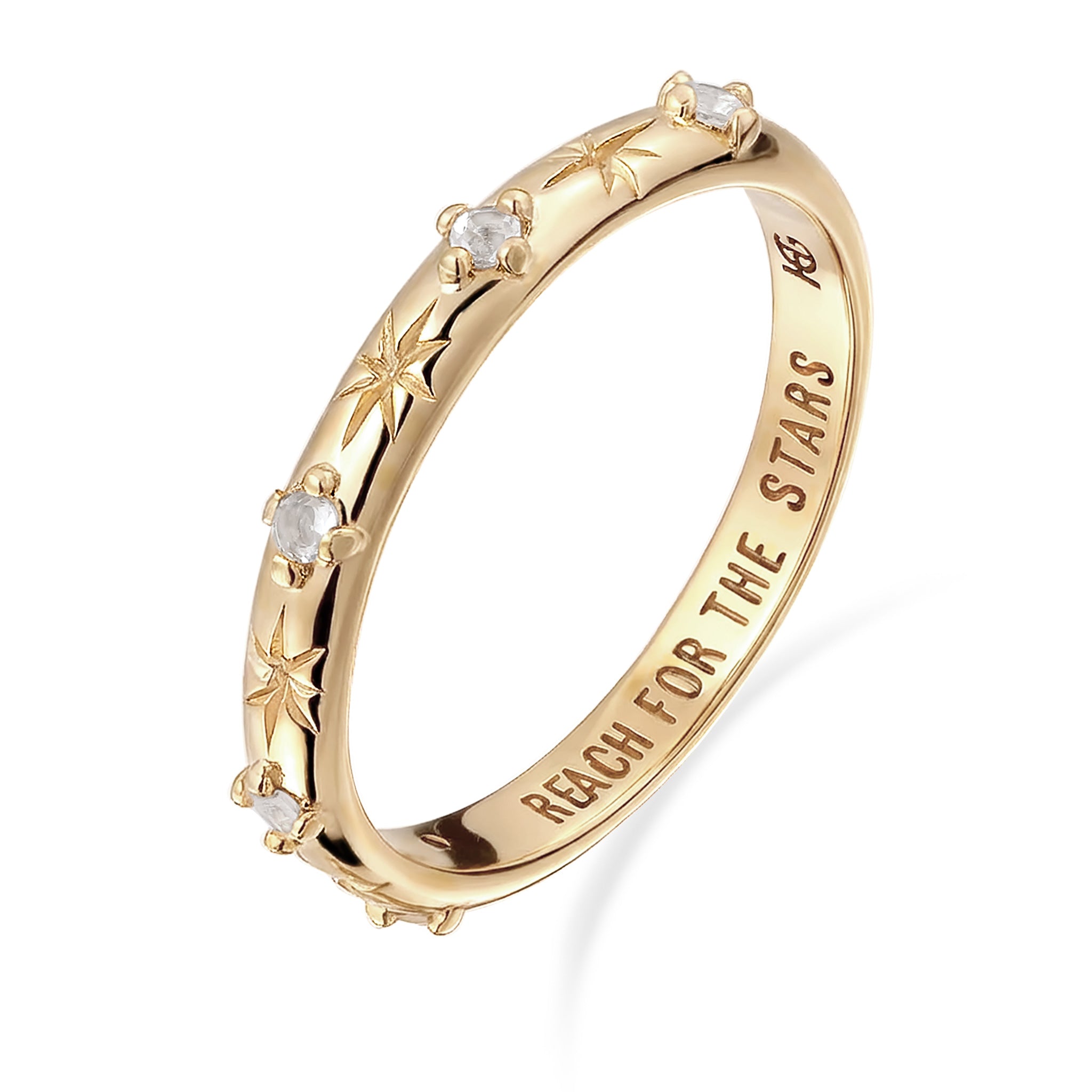 Gold - HAZE & GLORY | Moon Star Echtgold Ring
