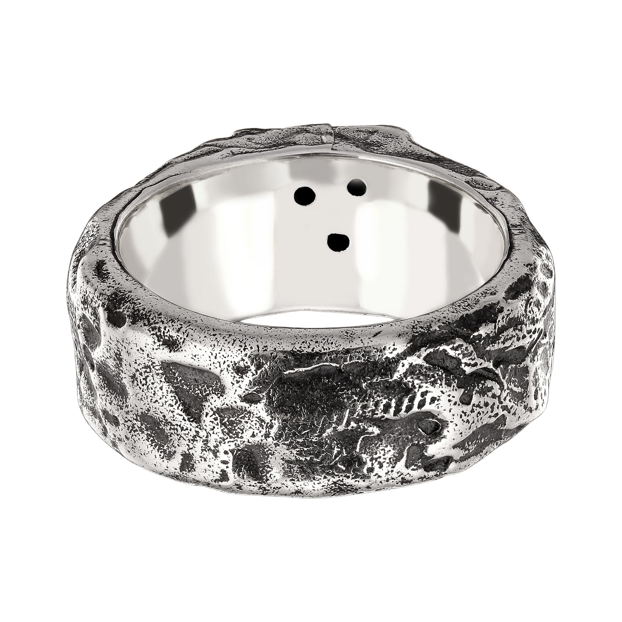 Silber - HAZE & GLORY | Ring Silber (männlich) | Zirkonia (Schwarz) & Zirkonia (Schwarz) | 925 Sterling Silber