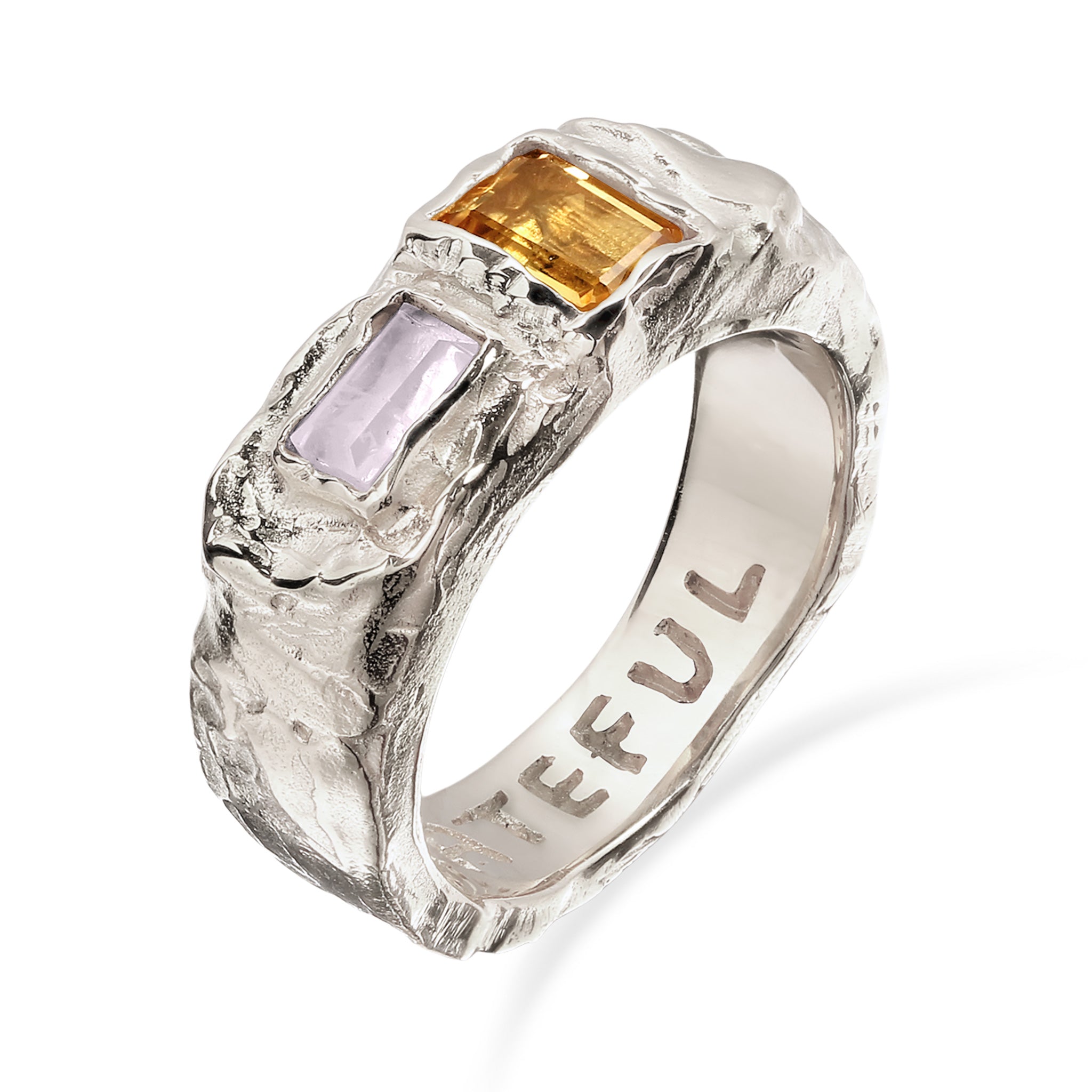Silber - HAZE & GLORY | Pink Horizon Ring