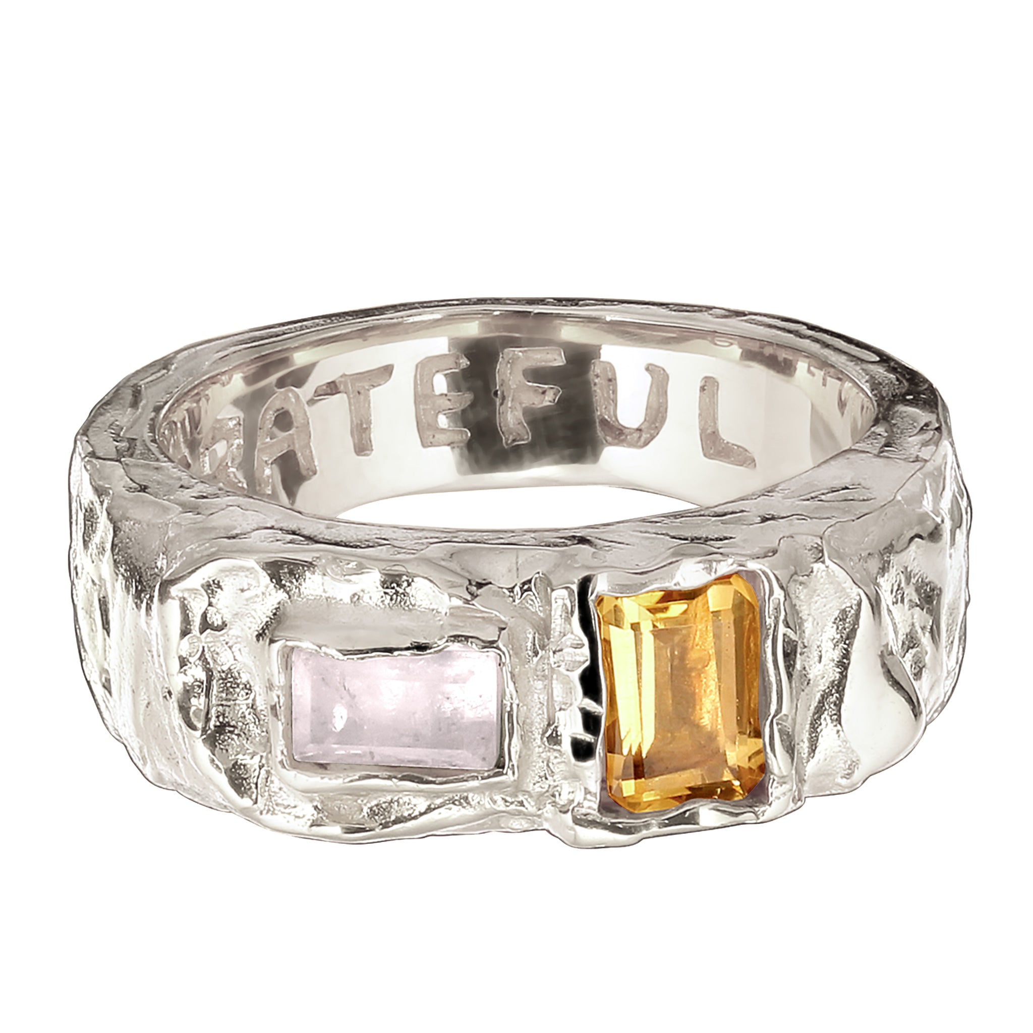 Silber - HAZE & GLORY | Pink Horizon Ring