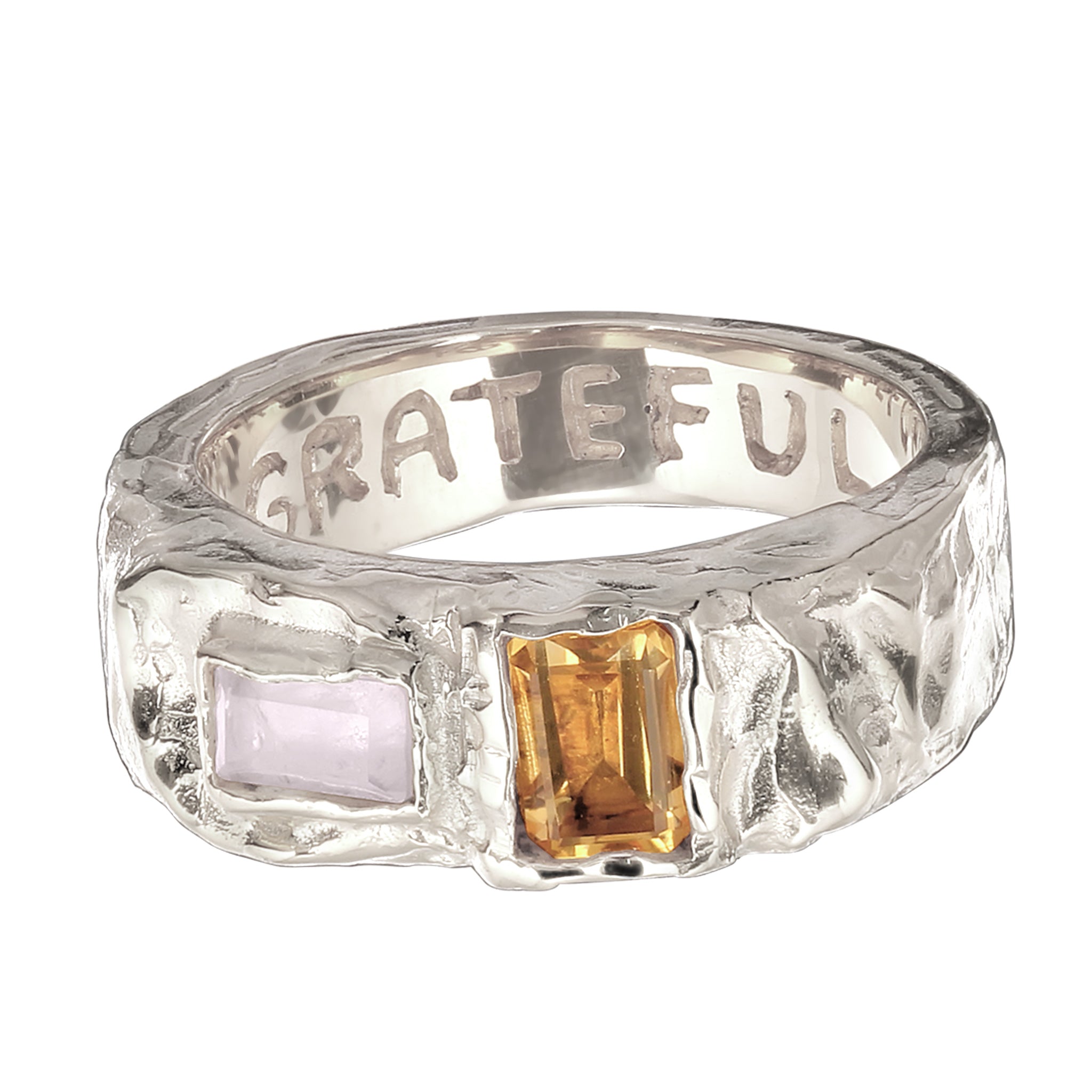 Silber - HAZE & GLORY | Pink Horizon Ring