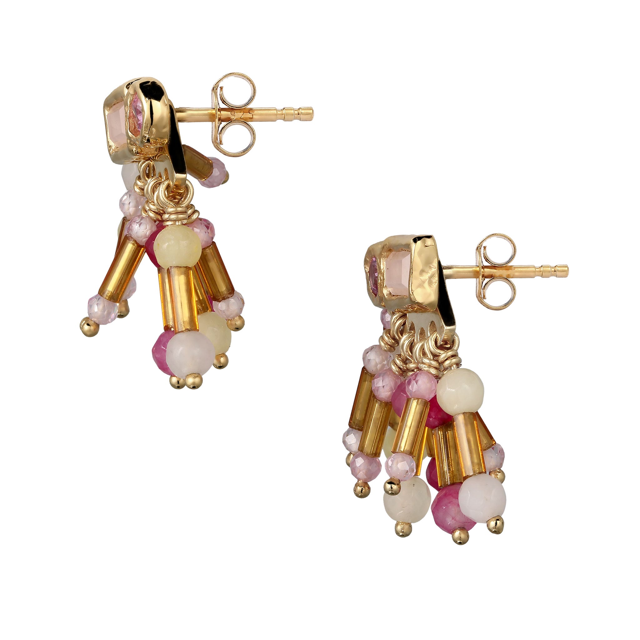 Gold - HAZE & GLORY | Two in one dezzle Ohrstecker