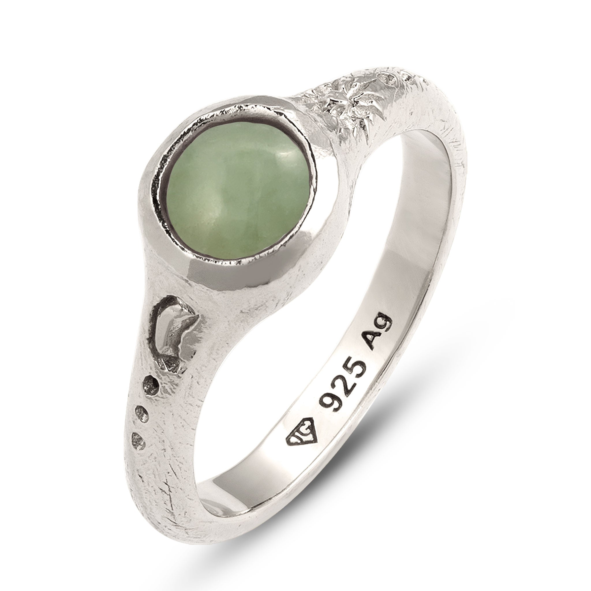 Grün - HAZE & GLORY | Calming Jade Siegelring