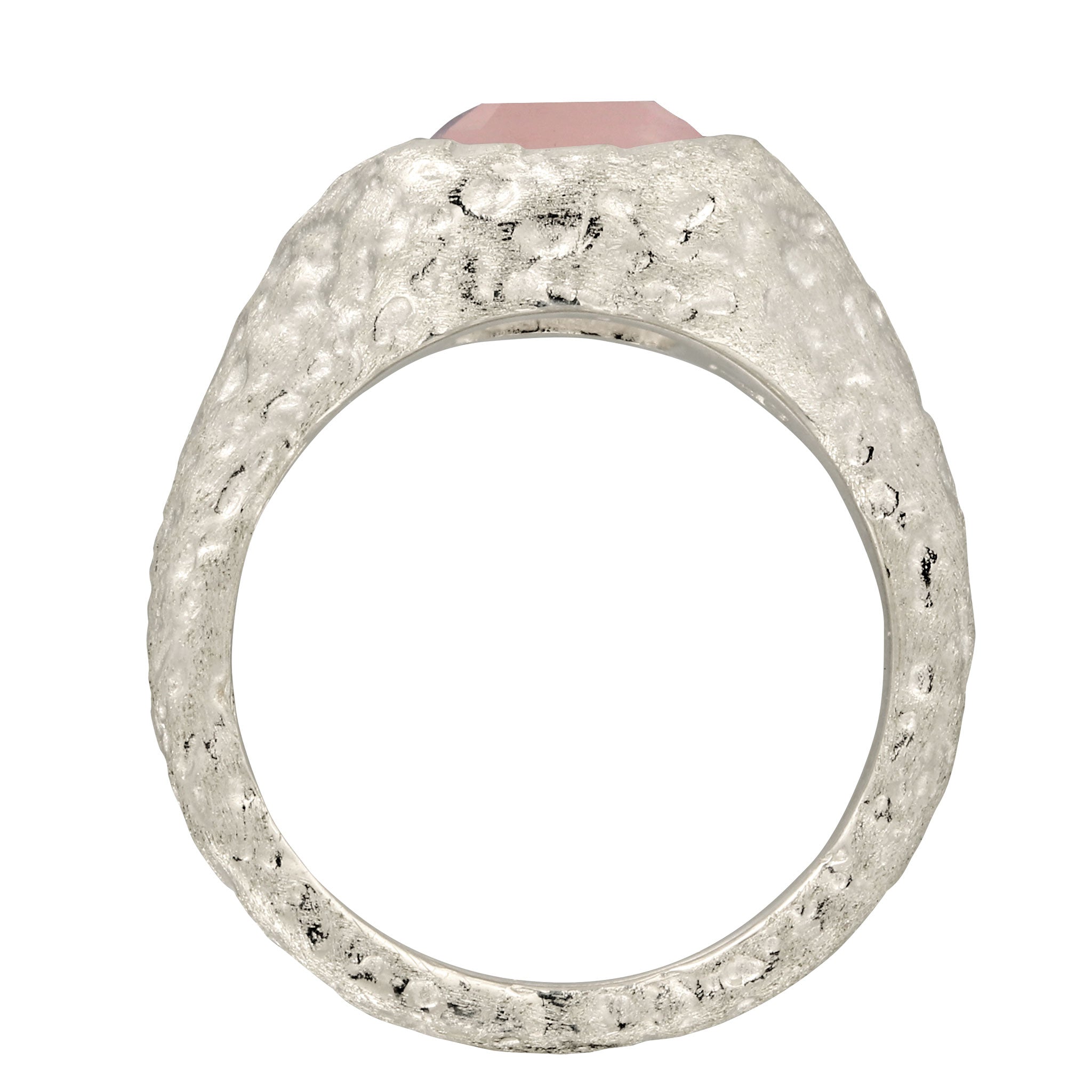 Silber - HAZE & GLORY | Pink Rose cocktail ring