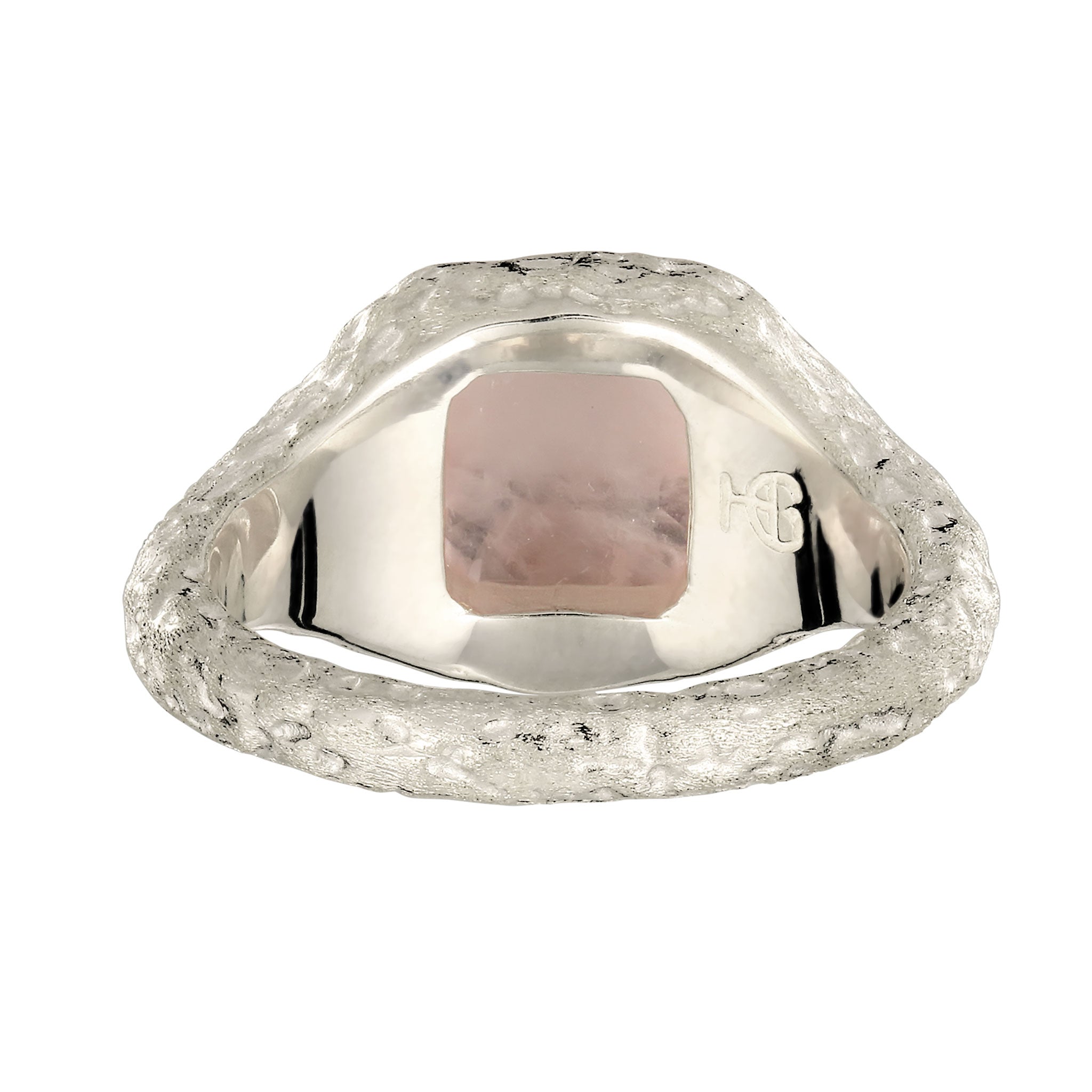 Silber - HAZE & GLORY | Pink Rose cocktail ring