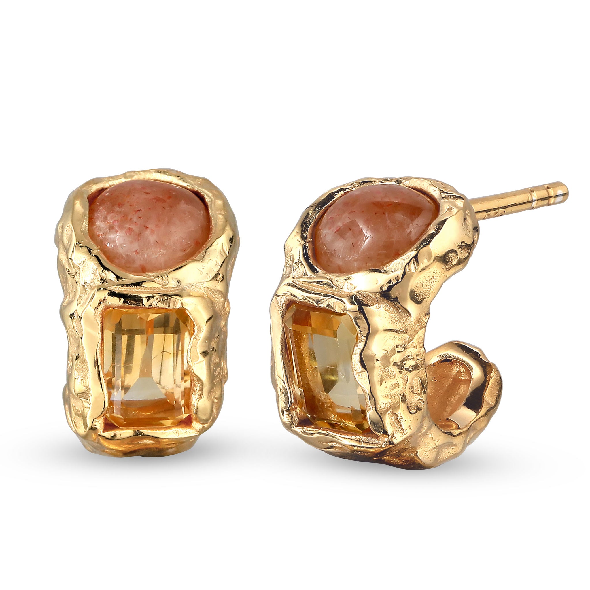 Gold - HAZE & GLORY | Golden citrin Ohrstecker