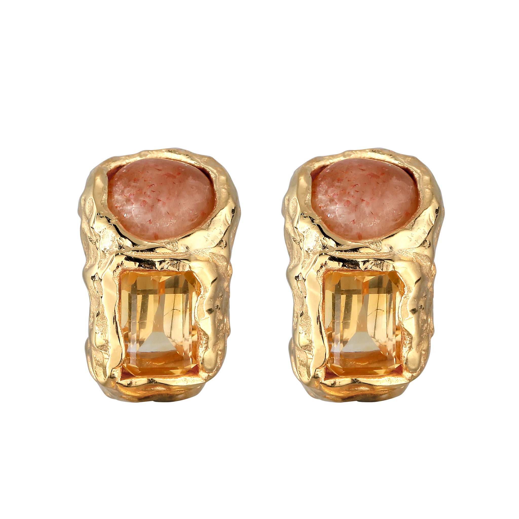Gold - HAZE & GLORY | Golden citrin Ohrstecker