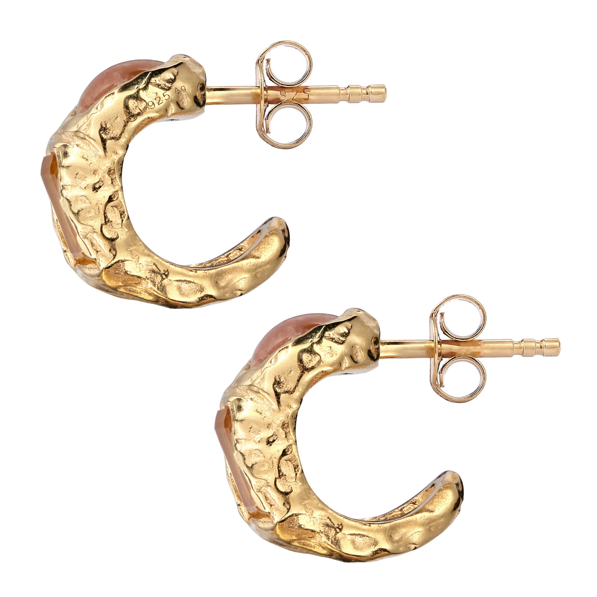 Gold - HAZE & GLORY | Golden citrin Ohrstecker