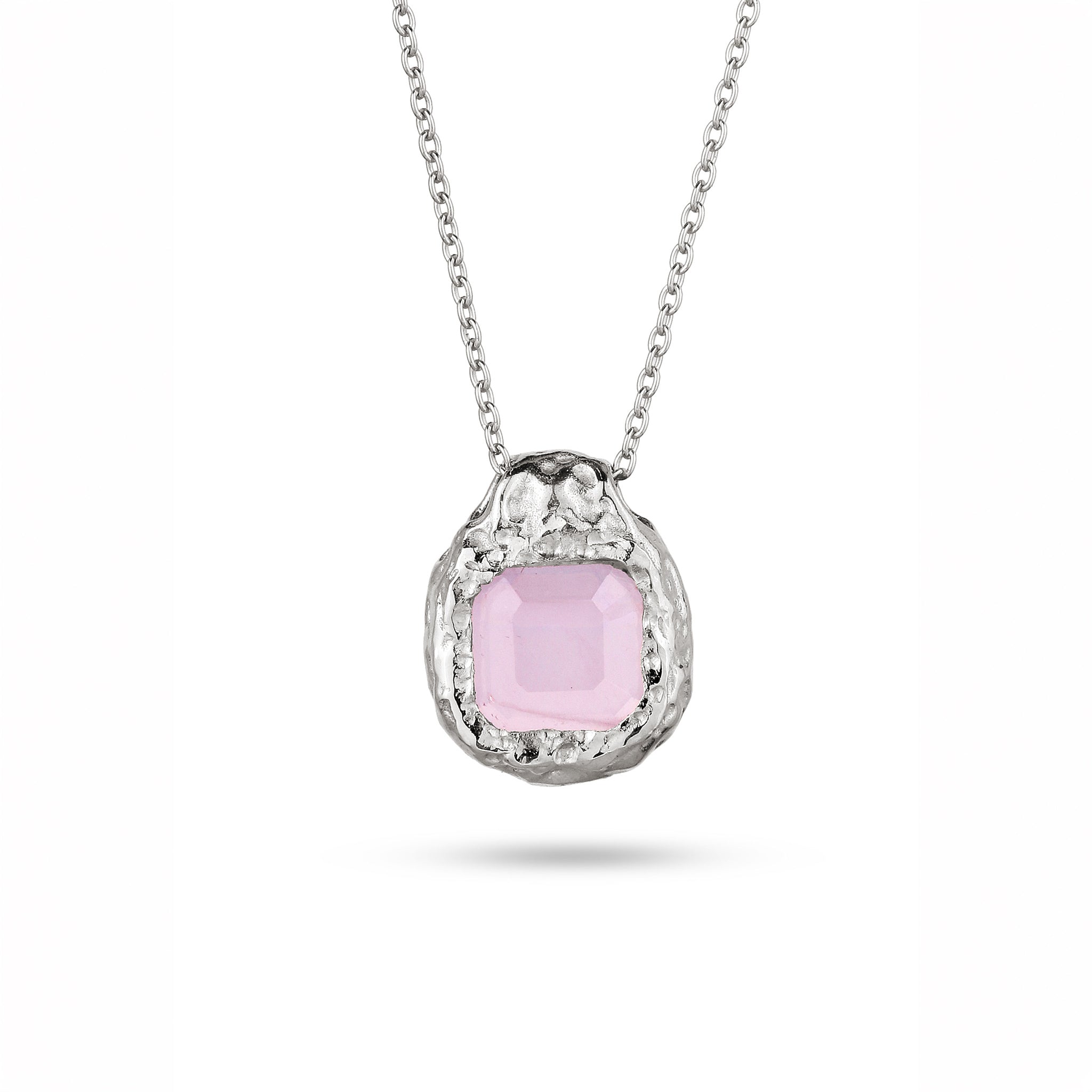 Silber - HAZE & GLORY | Cushion Rose Halskette