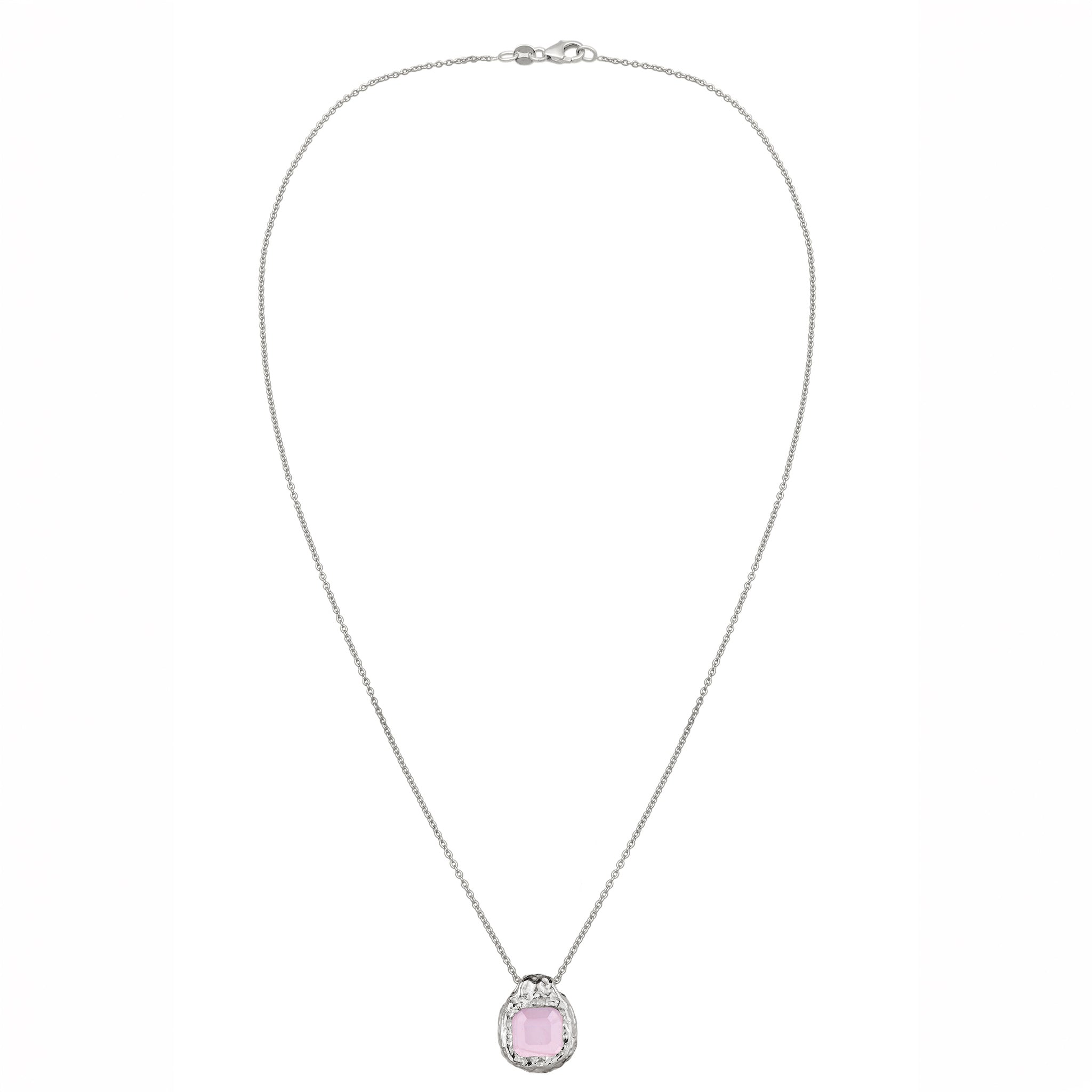 Silber - HAZE & GLORY | Cushion Rose Halskette
